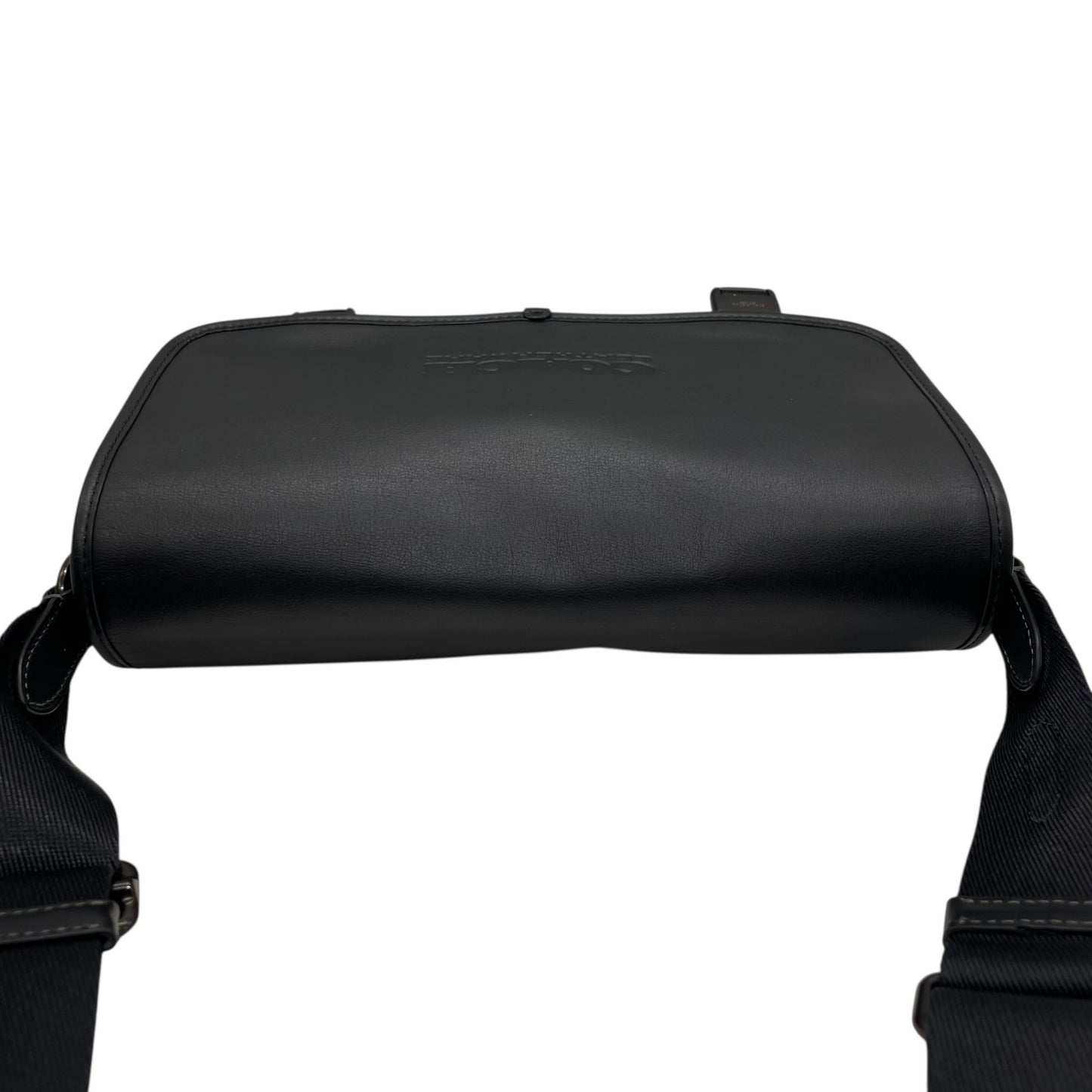 極美品 COACH コーチ League リーグ メッセンジャーバッグ C9157 ショルダーバッグ ボディバッグ レザー 黒 ブラック 斜め掛け可 メンズ レディース K5