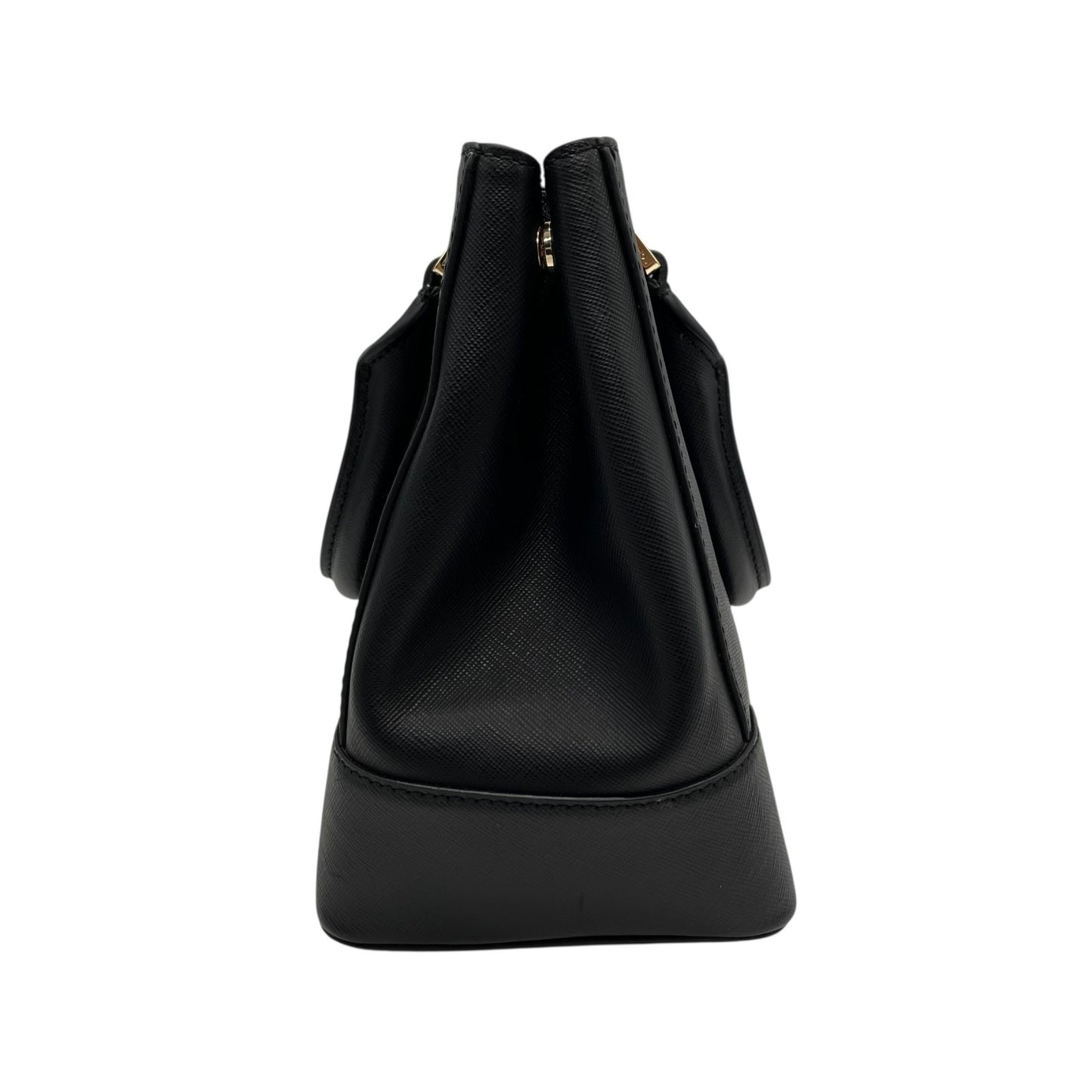 美品 Tory Burch トリーバーチ 2WAY ハンドバッグ ショルダーバッグ 黒 ブラック レザー ロビンソン ゴールド金具 ロゴ 斜め掛け 手提げ レディース ミニバッグ E5