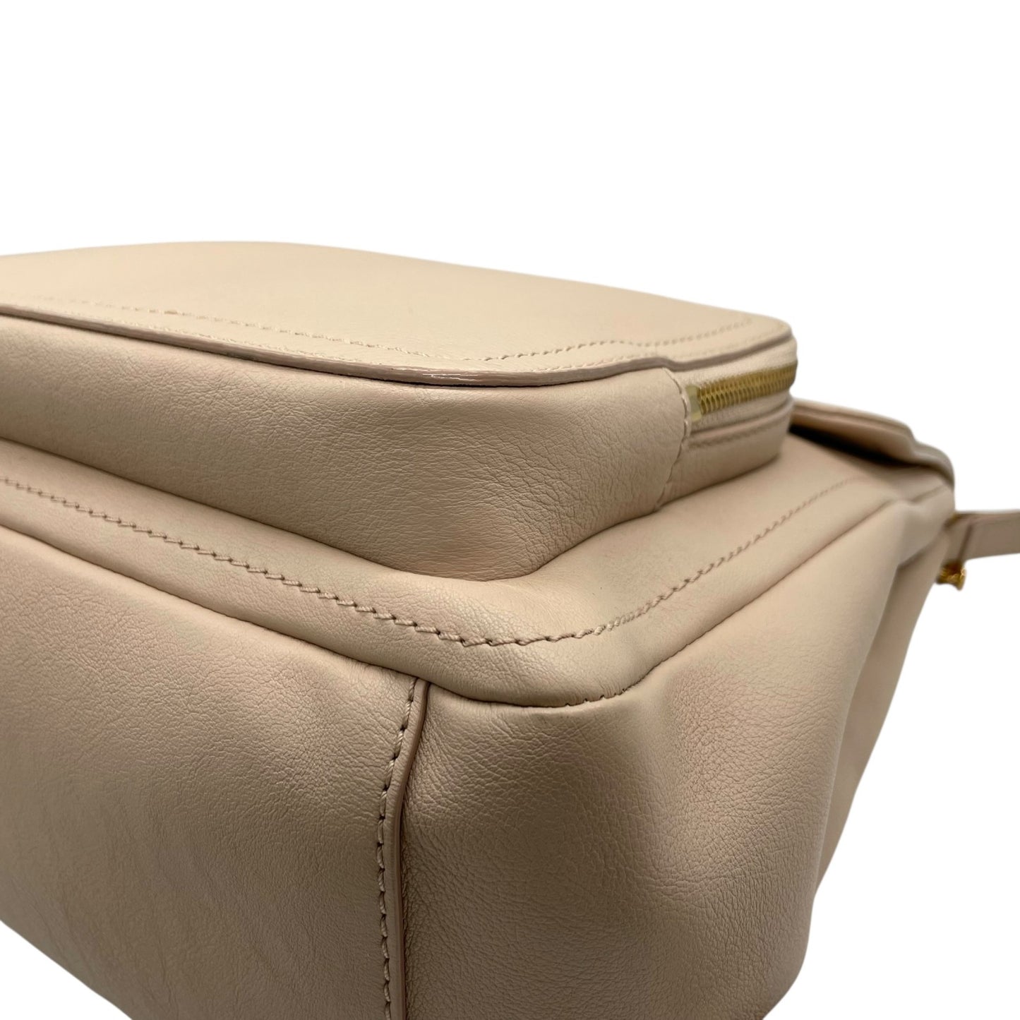 未使用品 BALLY バリー リュックサック バックパック ピンクベージュ レザー チェーン ゴールド金具 VALMA レディース ギャランティカード付き Q