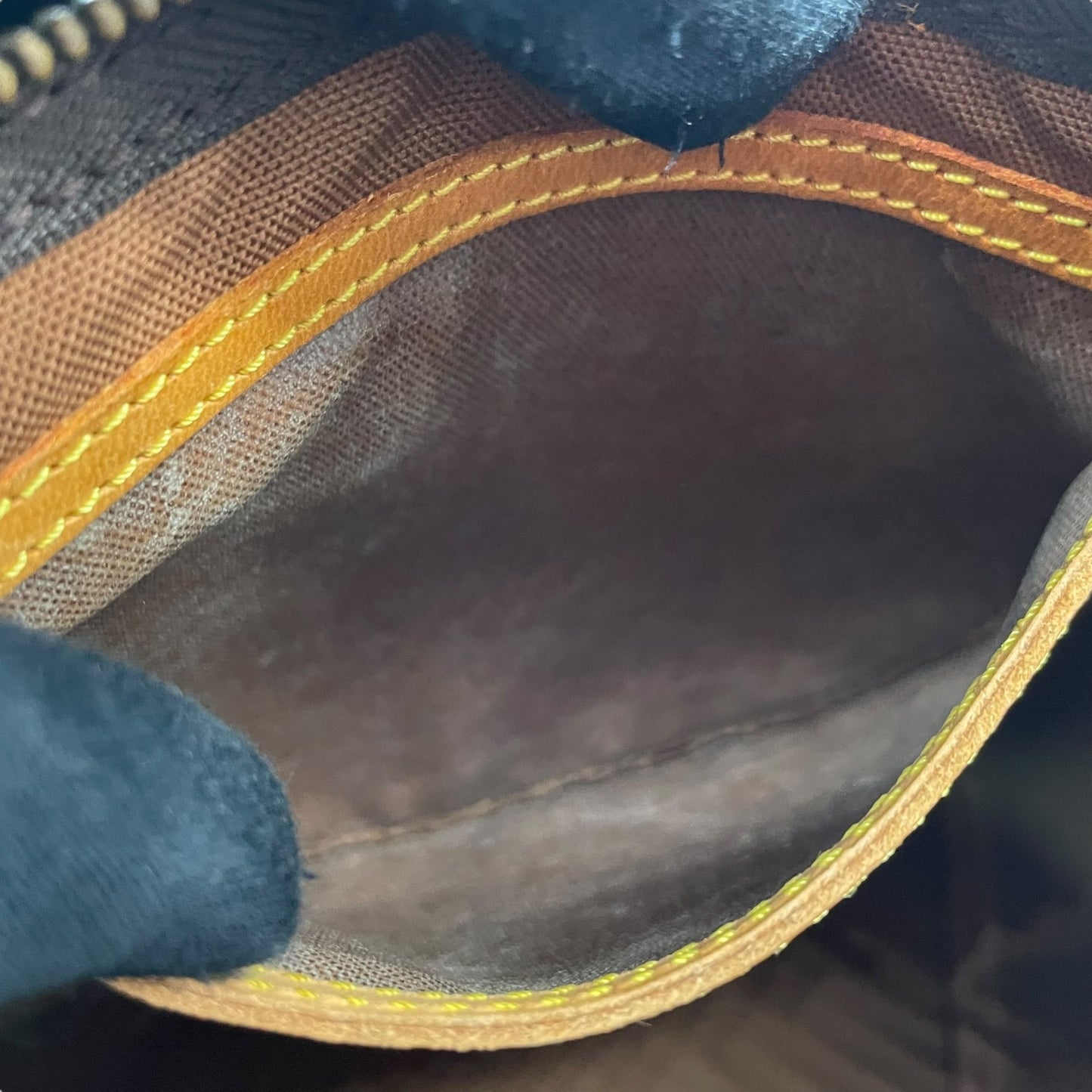 Authentic Louis Vuitton Speedy 25 Monogram Mini Boston Bag Brown Leather M41109