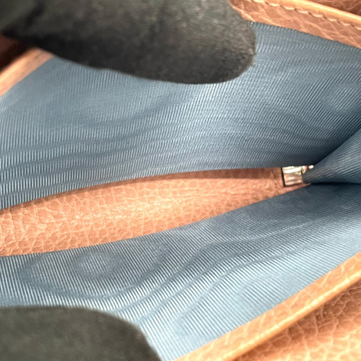 極美品 グッチ GUCCI カードケース 644412 レザー ピンクベージュ ダブルG マーモント コインケース ミニ財布 コンパクト ウォレット 小銭入れ M2