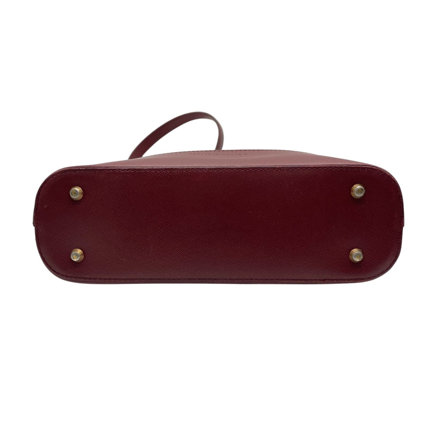 バーバリー Burberry ヴィンテージ ショルダーバッグ ハンドバッグ ノバチェック 赤 ボルドーレザー ワンショルダー C8