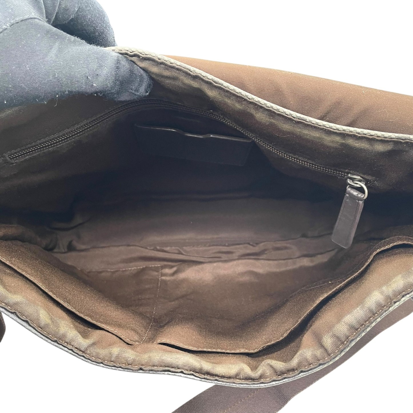 コーチ COACH メッセンジャーバッグ ショルダーバッグ チェック柄 グレー 黒 ブラック A4収納可 ヴィンテージ U2