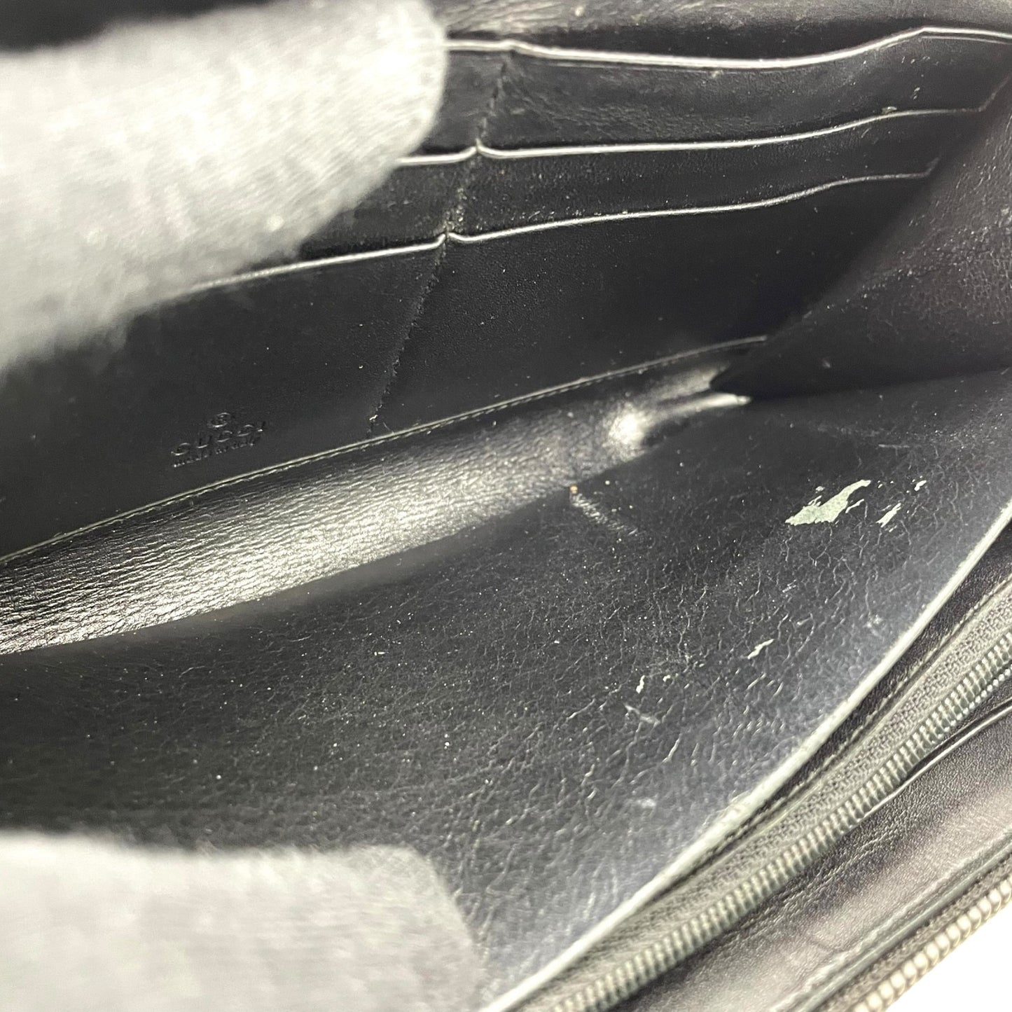 グッチ GUCCI 長財布 ラウンドファスナー GGキャンバス レザー ブラウン 茶 GG柄 ロゴ シルバー金具 メンズ レディース M1