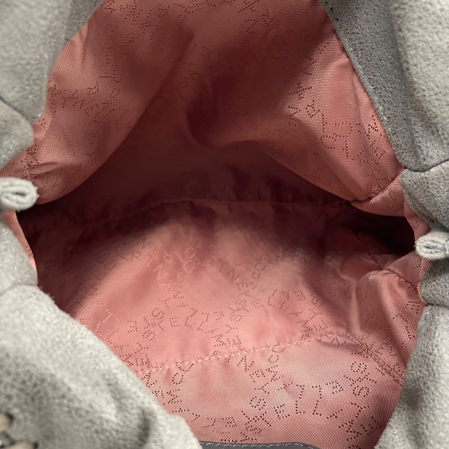 美品 ステラマッカートニー STELLA McCARTNEY ファラベラ 2way ハンドバッグ ショルダーバッグ グレー チェーンショルダー 斜め掛け可 シルバー金具 レディース K10