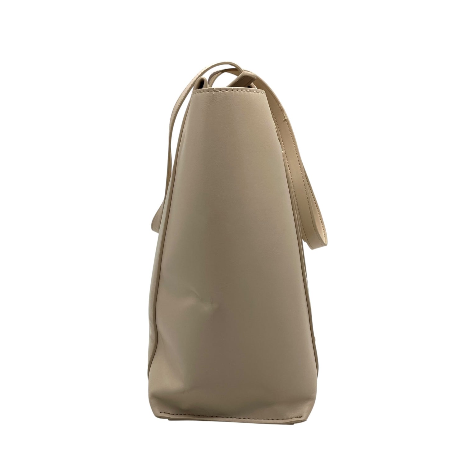 美品 23区 トートバッグ ピンクベージュ レザー シルバー金具 肩掛け可 A4収納可 Vingt-trois arrondissements レディース Q