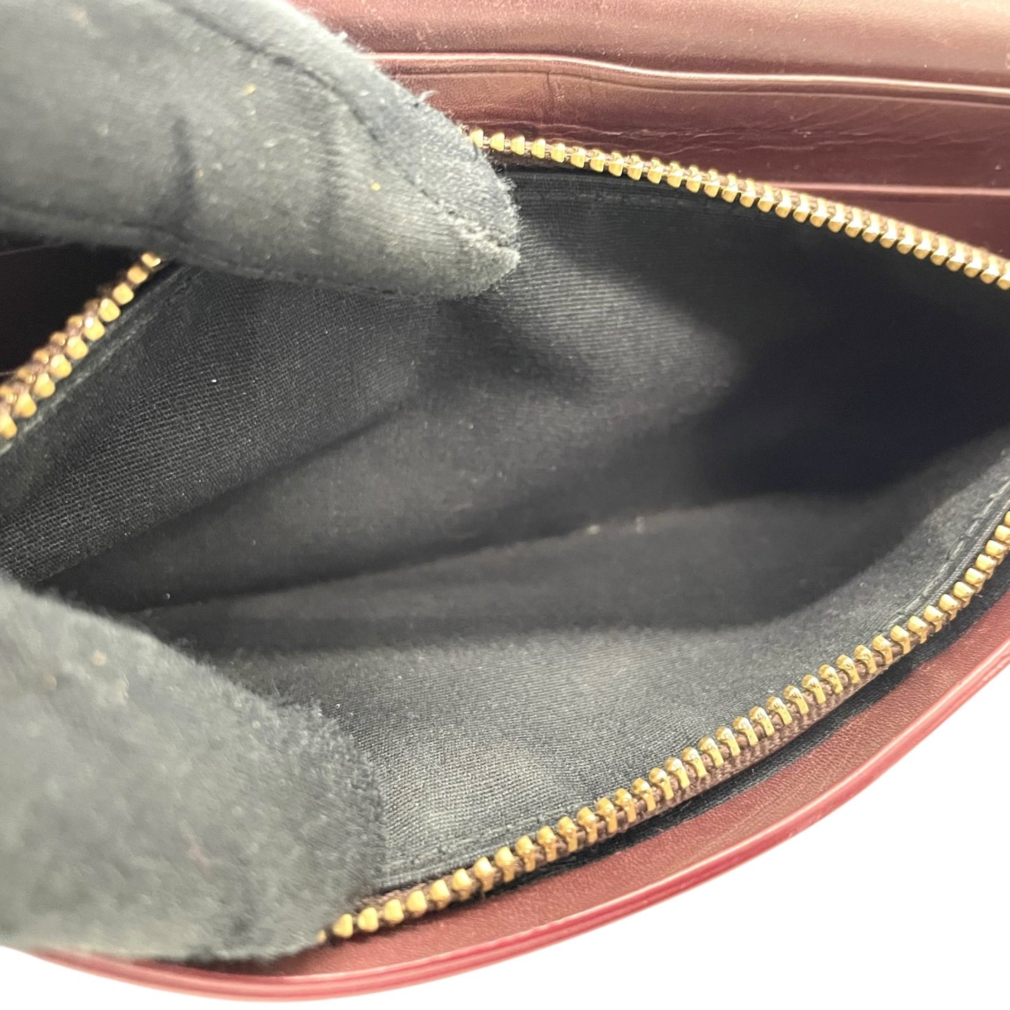 ポールスミス Paul Smith 長財布 折り財布 インサイドマルチストライプ マルチカラー レザー ボルドー ワインレッド 財布 3