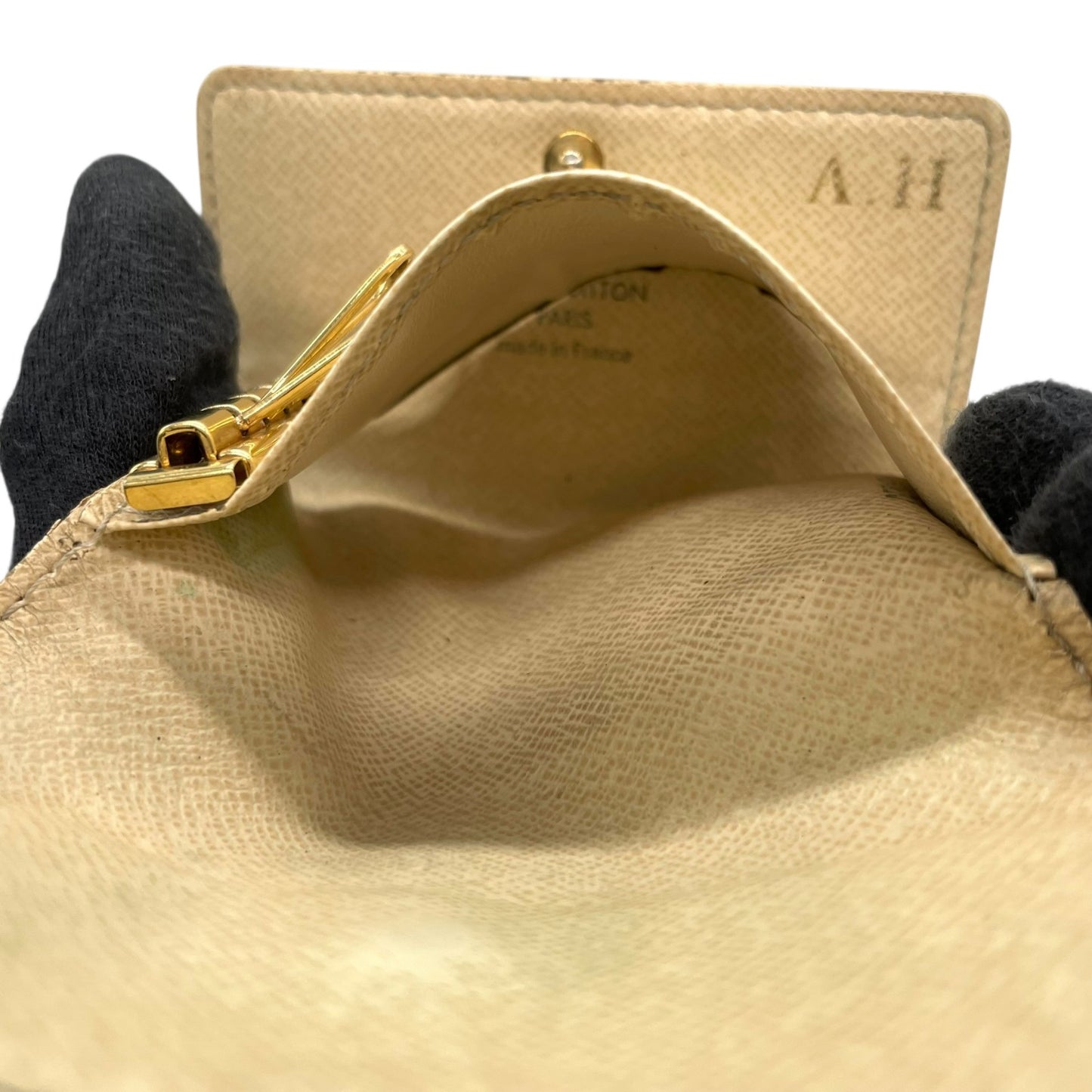 ルイ・ヴィトン Louis Vuitton ミュルティクレ6 N61745 ダミエ アズール 6連キーケース ホワイト グレー PVC×レザー ゴールド金具 レディース メンズ M5