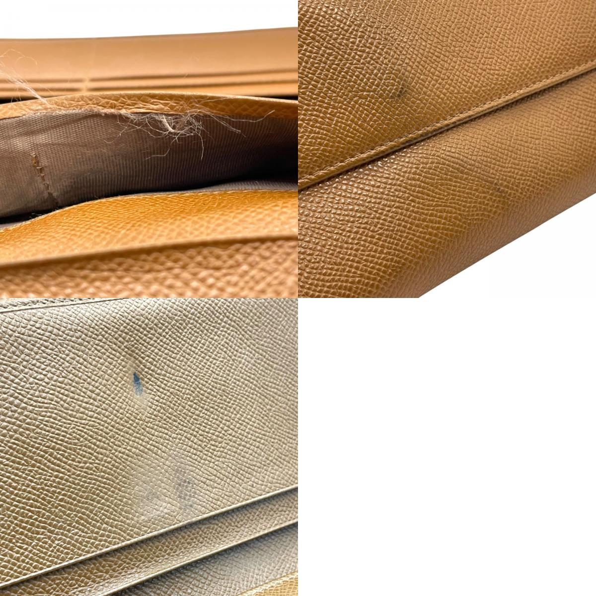 ブルガリ BVLGARI レザー 長財布 ブラウン 茶色 ブルガリ ロゴプレート グレインカーフ メンズ レディース M3