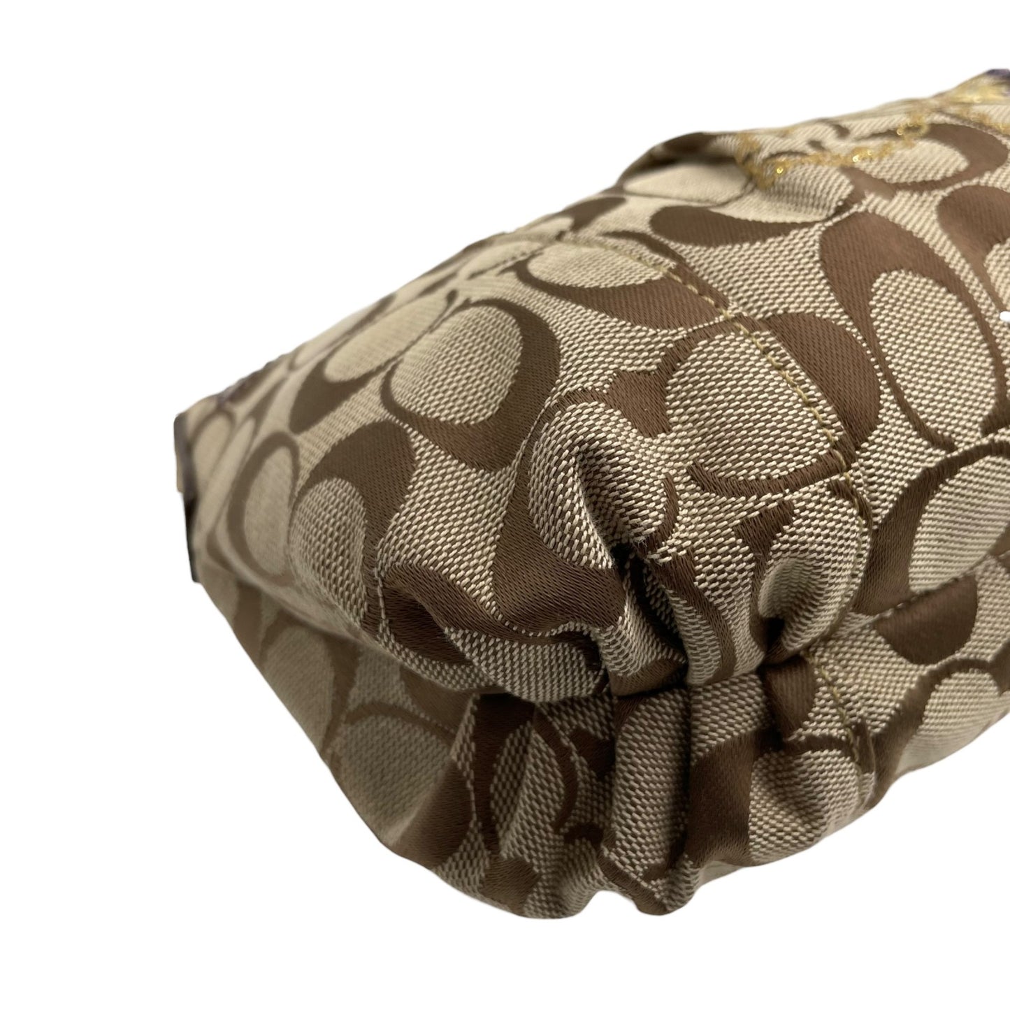 COACH コーチ 15880 ポピー Y2K 00s vintage 2way シグネチャー ハンドバッグ ショルダーバッグ スカーフチャーム 総柄 キャンバス s91