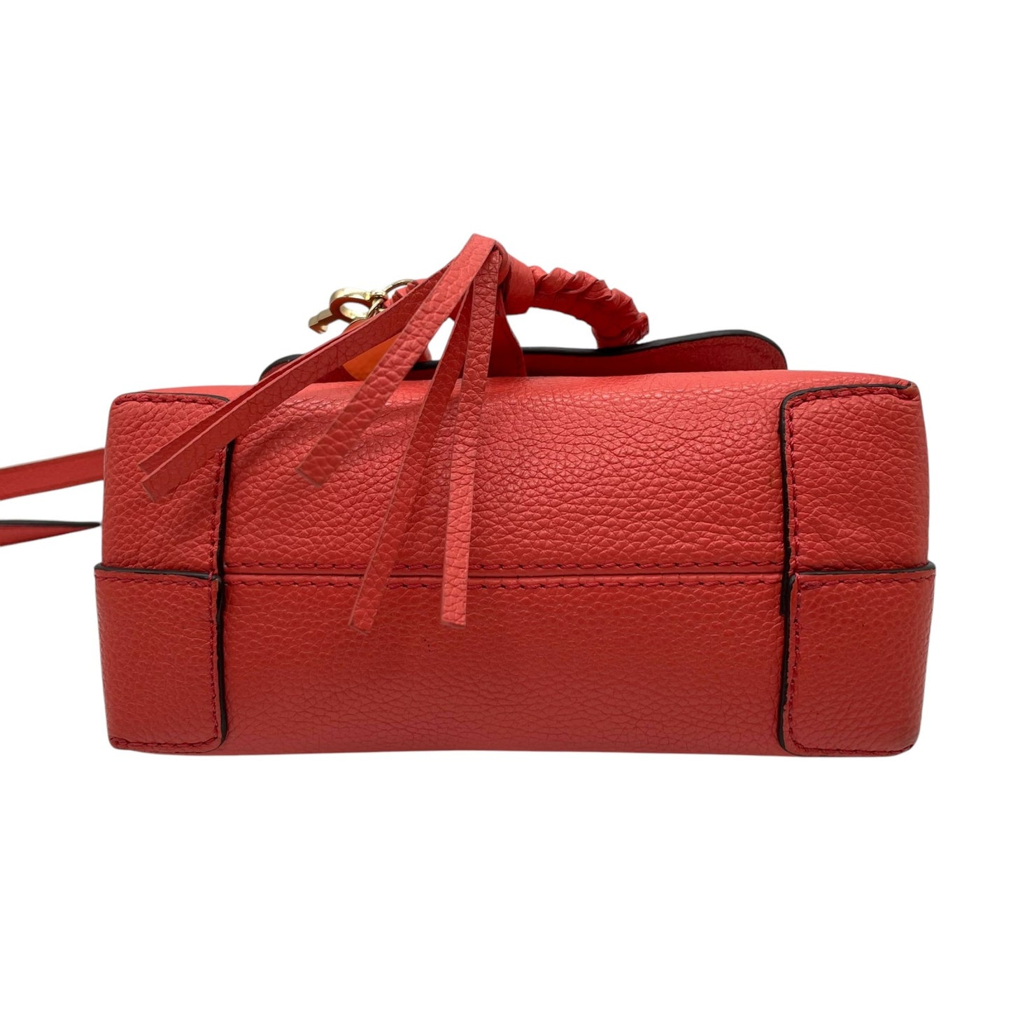 美品 シーバイクロエ ２WAY ハンドバッグ ショルダー ジョアンミニ スウェード レザー ピンク レディース フラップ K7