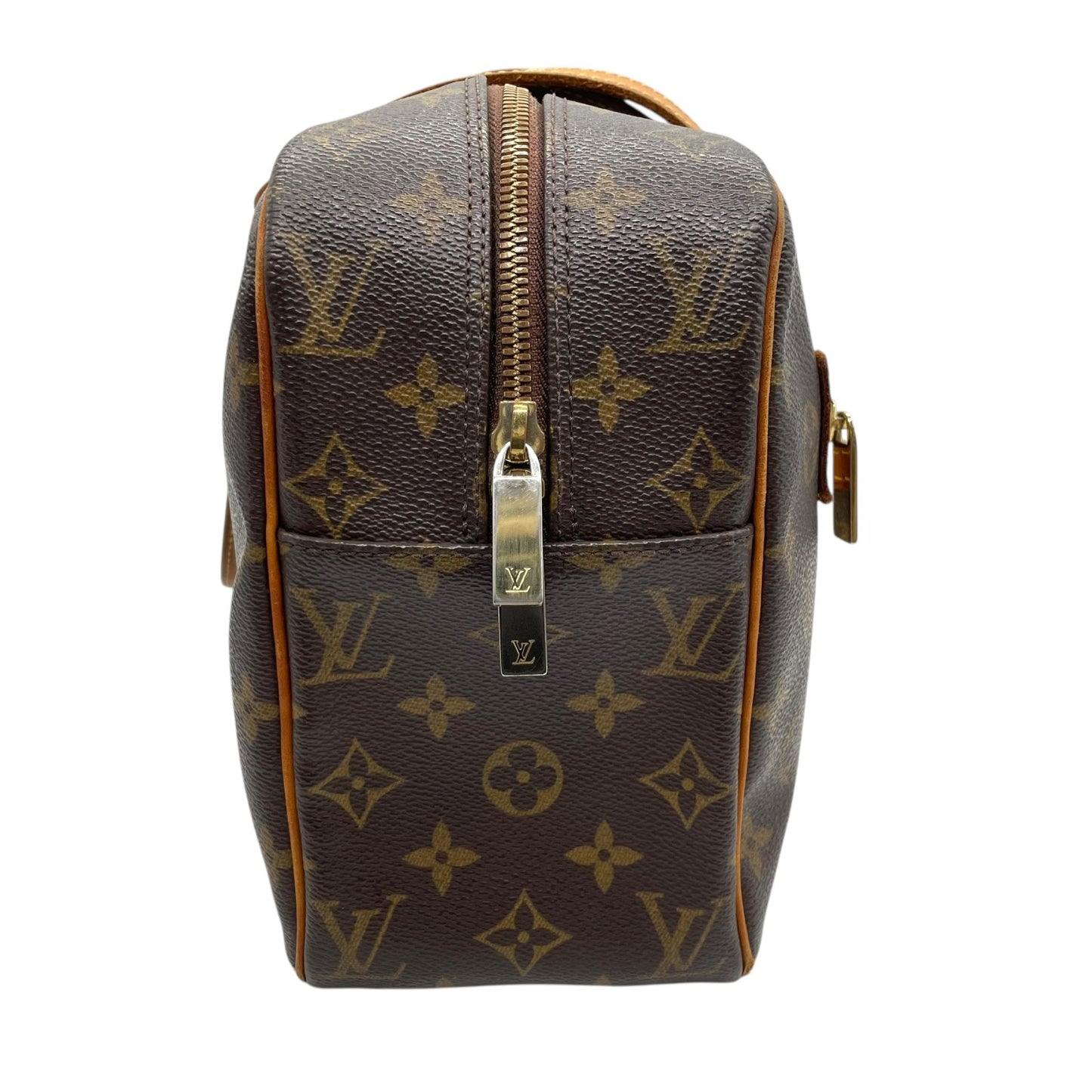 Authentic LOUIS VUITTON Monogram Cite Shoulder Bag M51181 Brown PVC Leather Gold Hardware Tote Bag Men's Women's Shoulder Strap