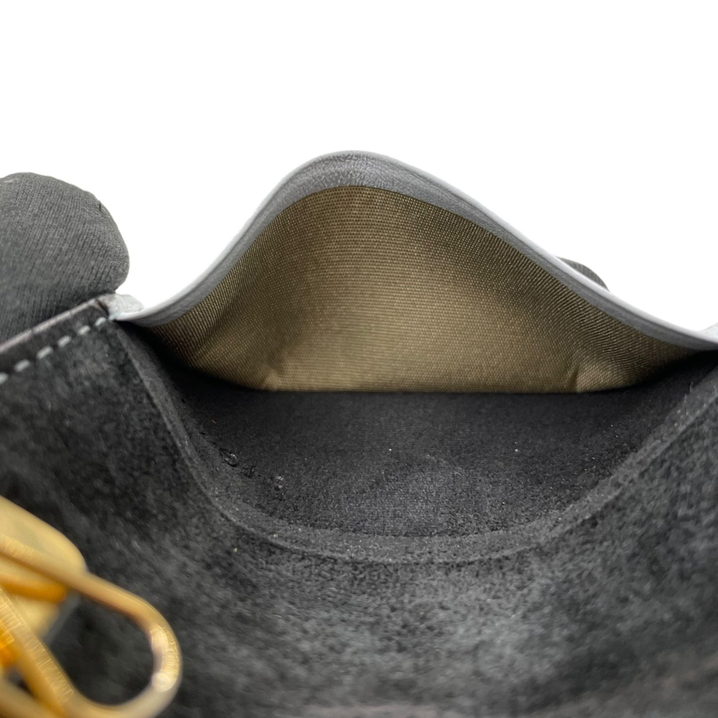 美品 CELINE セリーヌ 6連キーケース 黒 ブラック 水色 ブルー バイカラー レザー 本革 ゴールド金具 フィービー期 M2