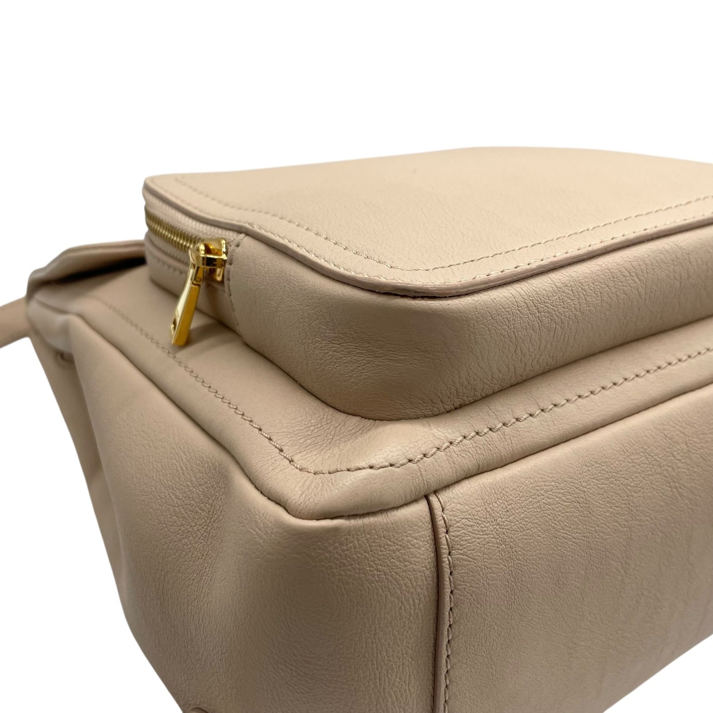 未使用品 BALLY バリー リュックサック バックパック ピンクベージュ レザー チェーン ゴールド金具 VALMA レディース ギャランティカード付き Q