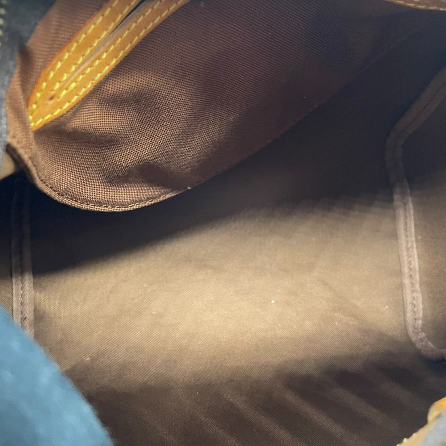 Authentic Louis Vuitton Speedy 25 Monogram Mini Boston Bag Brown Leather M41109