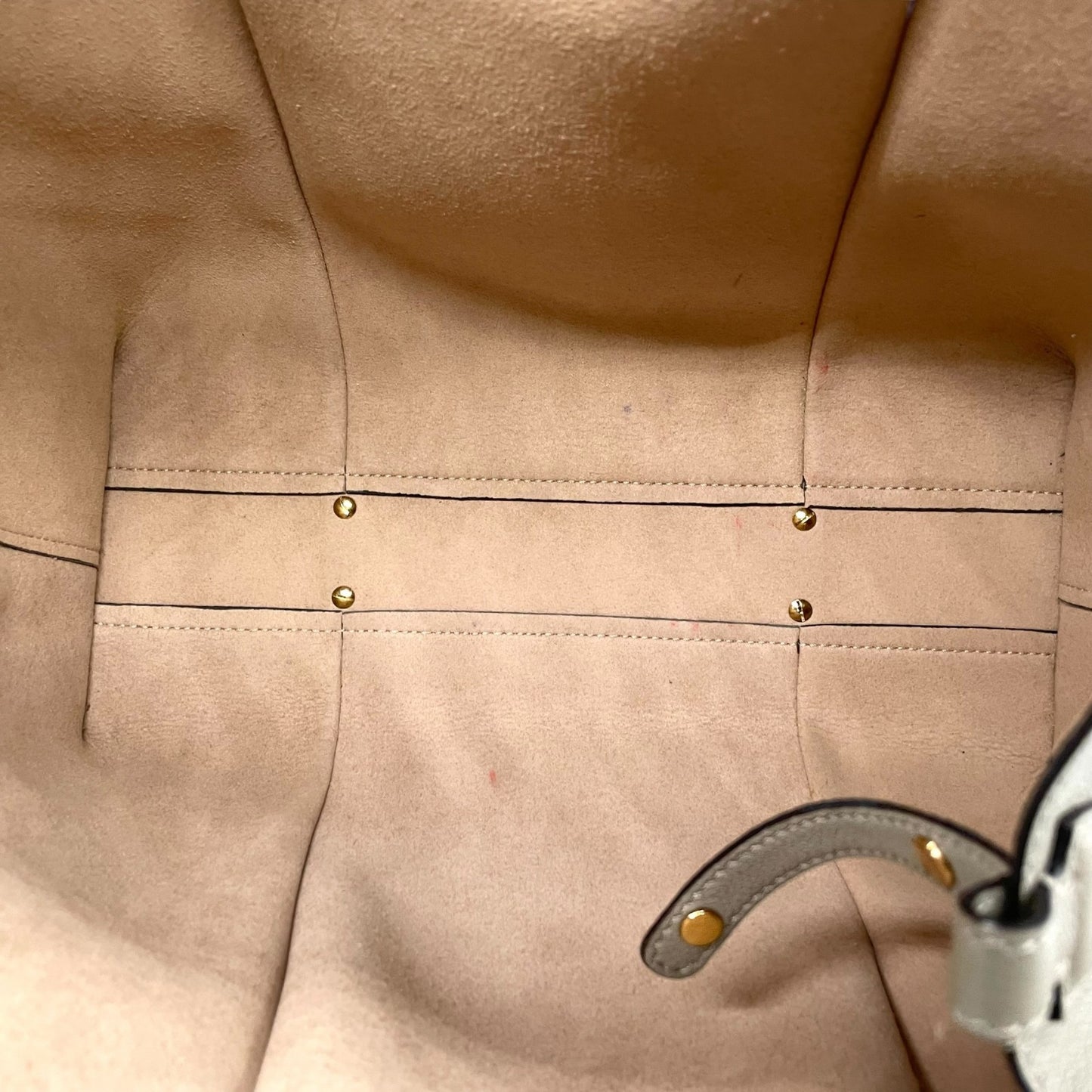 極美品 TOD'S トッズ T タイムレス レザー トートバッグ グレージュ ゴールド金具 ポーチ付き 大容量 肩掛け可 レディース 正規品 D