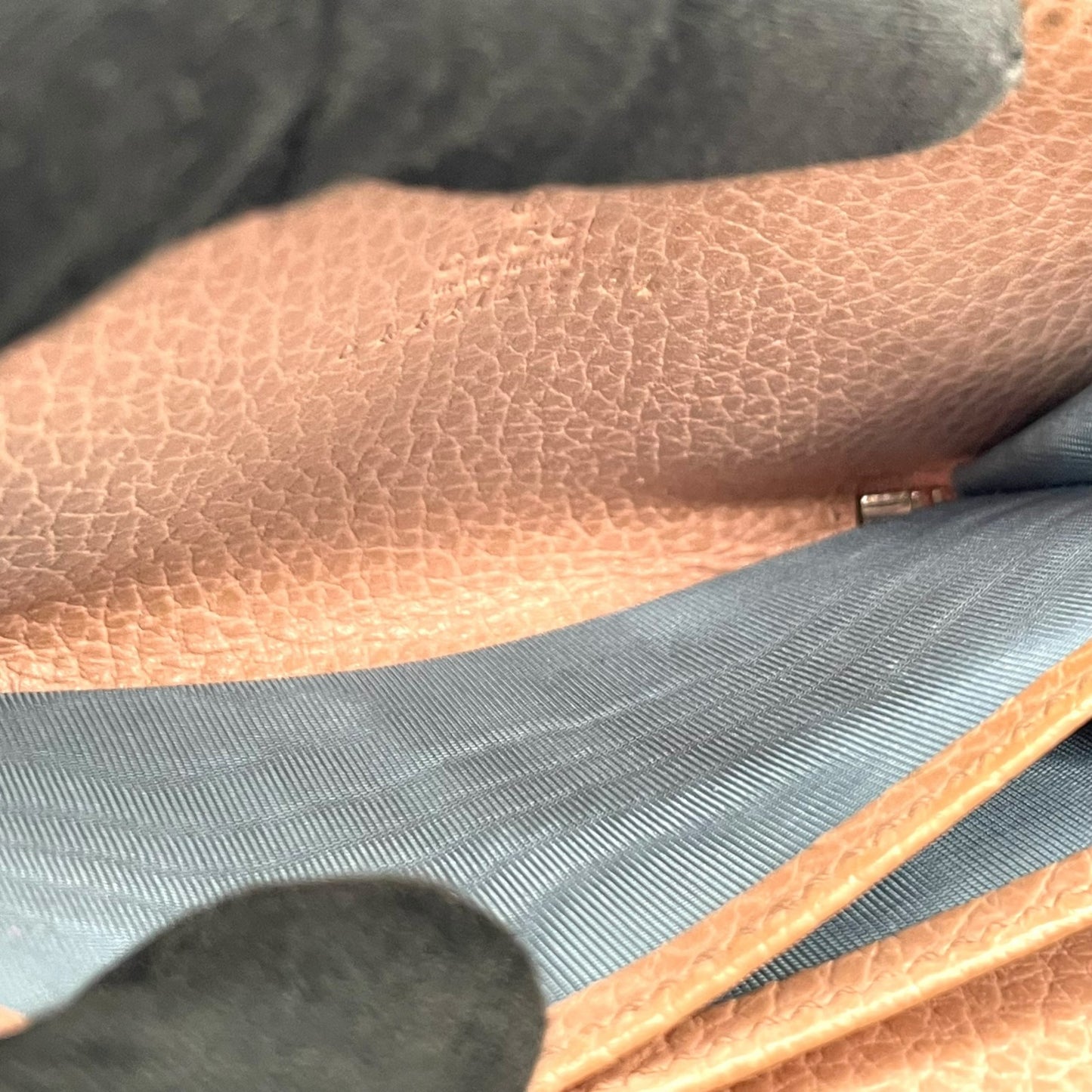 極美品 グッチ GUCCI カードケース 644412 レザー ピンクベージュ ダブルG マーモント コインケース ミニ財布 コンパクト ウォレット 小銭入れ M2