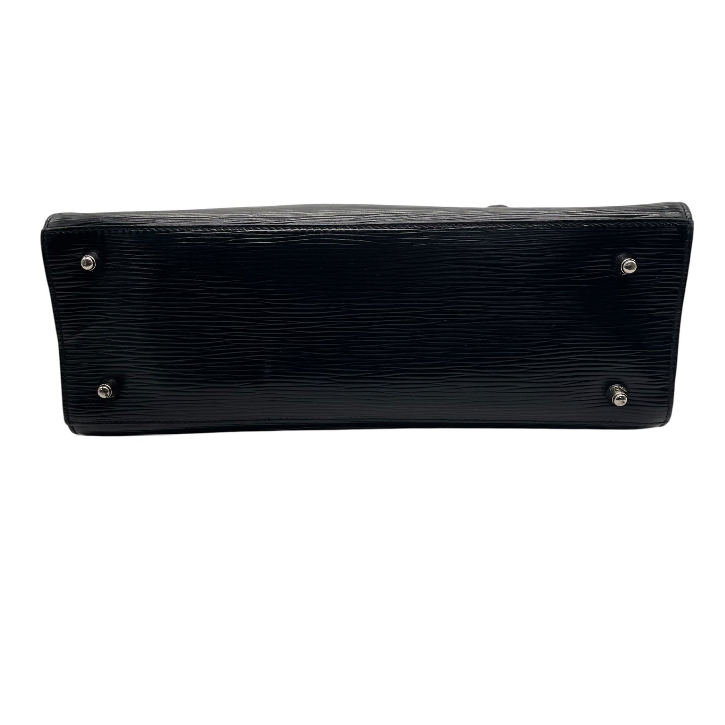 FENDI フェンディ トートバッグ ショルダーバッグ ワンショルダー 黒 ブラック エピレザー ロゴ型押し シルバー金具 FFロゴ 大容量 ヴィンテージ オールド C