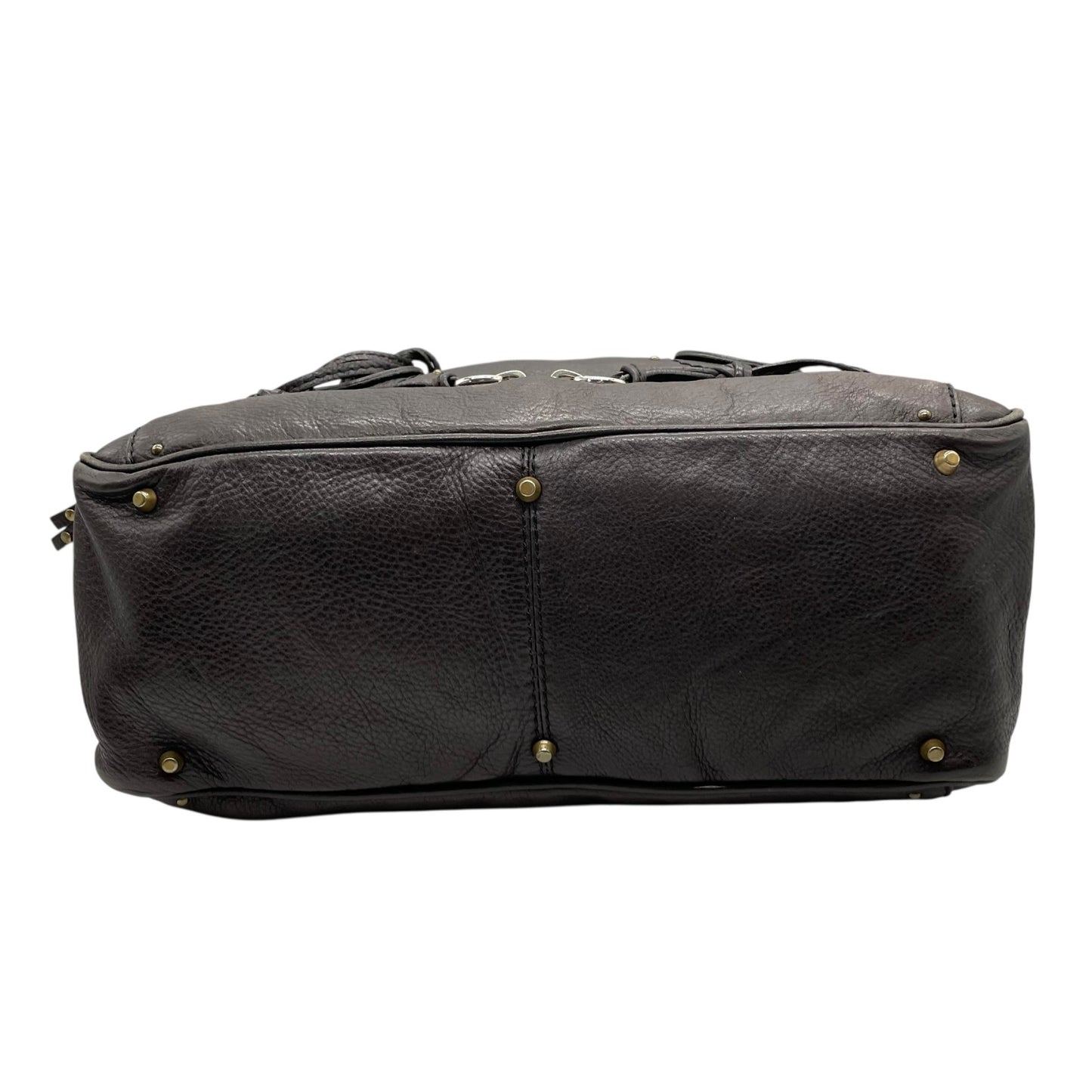 Chloe クロエ パディントン ハンドバッグ 南京錠 ボーリングバッグ ダークブラウン 鍵付き Y2K Archive レザー 本革 C