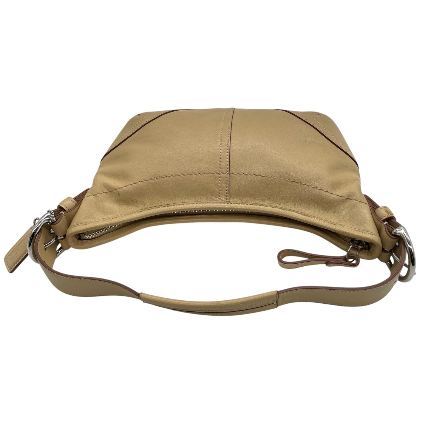 コーチ COACH レザー ホーボーバッグ ワンショルダー ベージュ ショルダーバッグ レディース U2 Y2K 00s