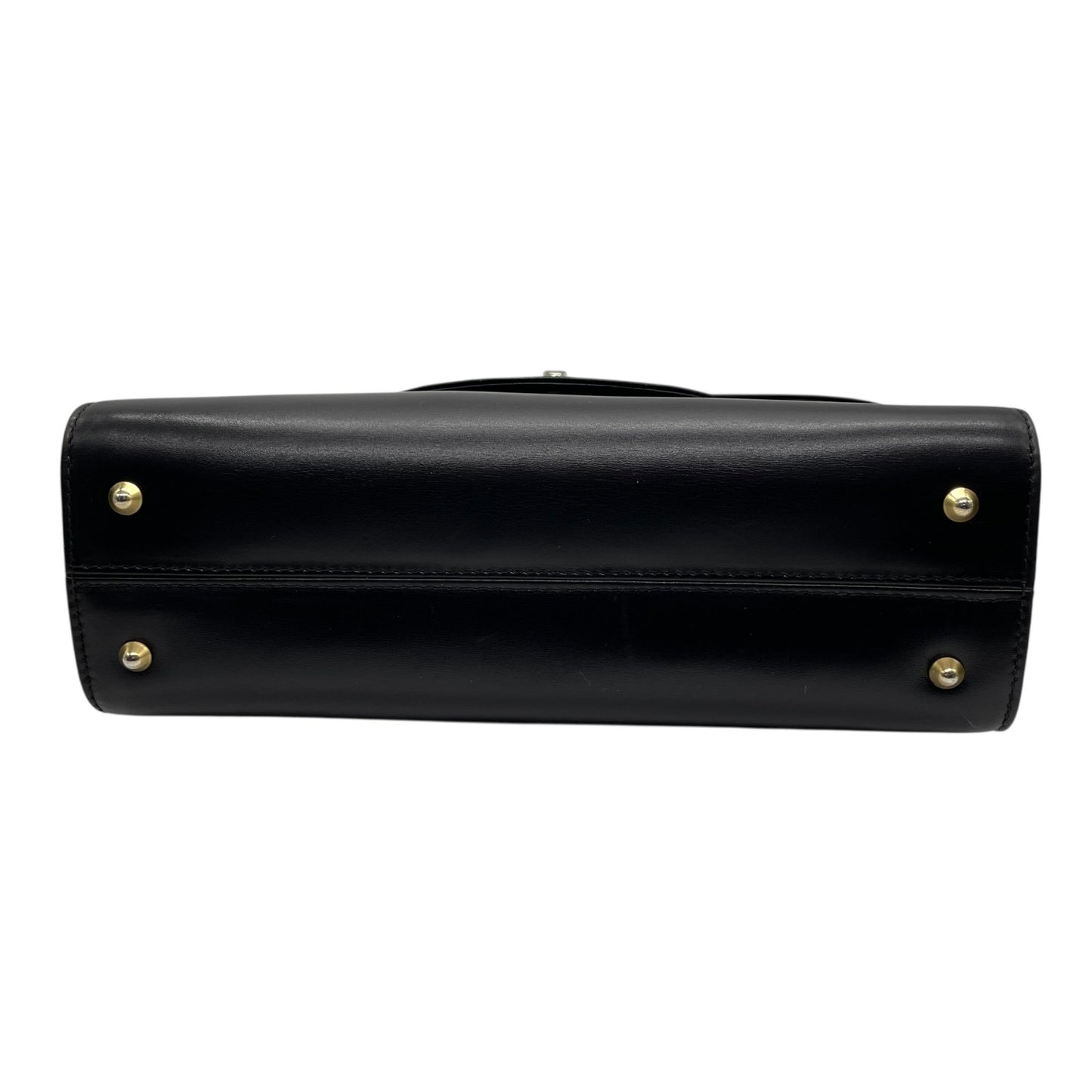 バリー BALLY 2WAY ハンドバッグ ショルダーバッグ フォーマル 黒 ブラック レザー ゴールド金具 ターンロック トップハンドル 斜め掛け可 レディース K1