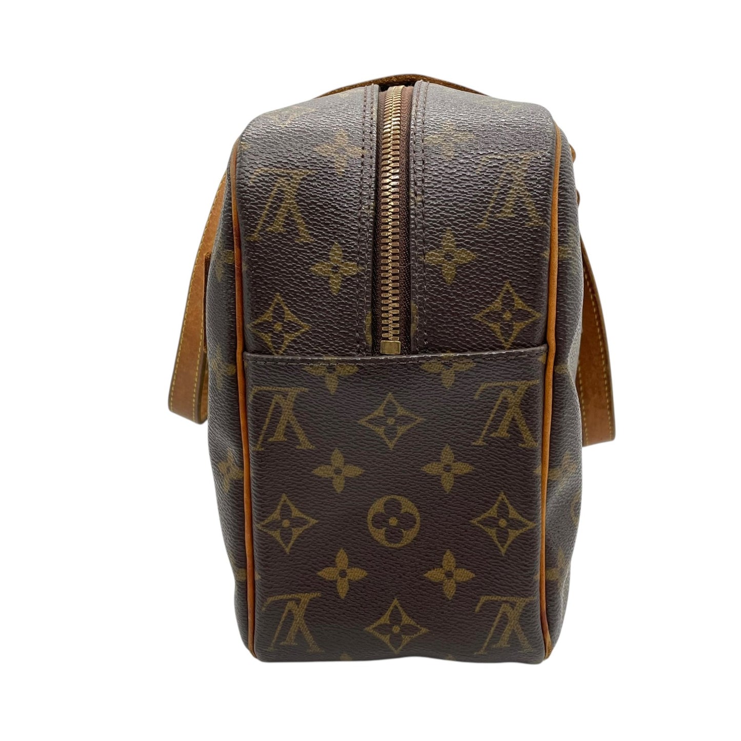 Authentic LOUIS VUITTON Monogram Cite Shoulder Bag M51181 Brown PVC Leather Gold Hardware Tote Bag Men's Women's Shoulder Strap