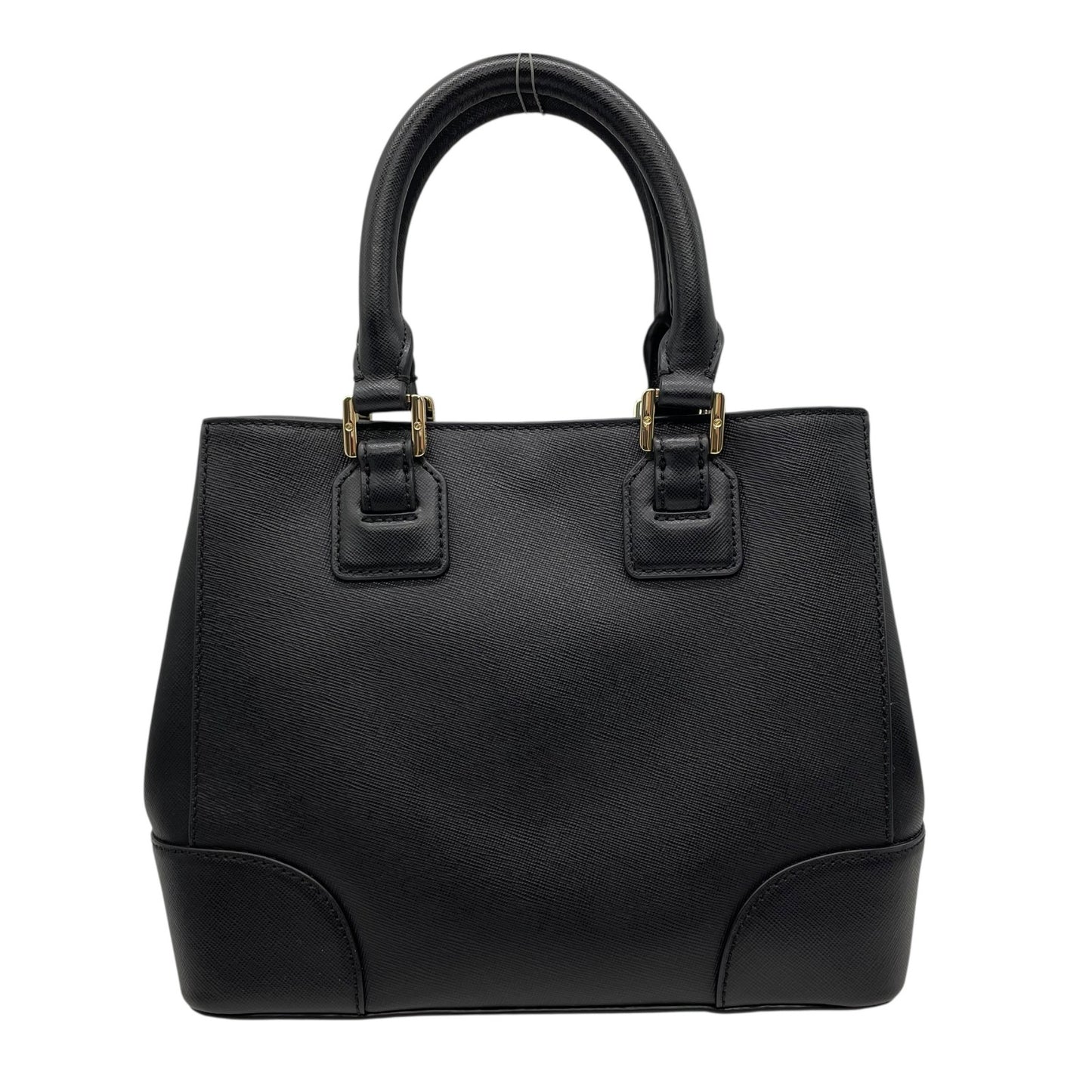 美品 Tory Burch トリーバーチ 2WAY ハンドバッグ ショルダーバッグ 黒 ブラック レザー ロビンソン ゴールド金具 ロゴ 斜め掛け 手提げ レディース ミニバッグ E5