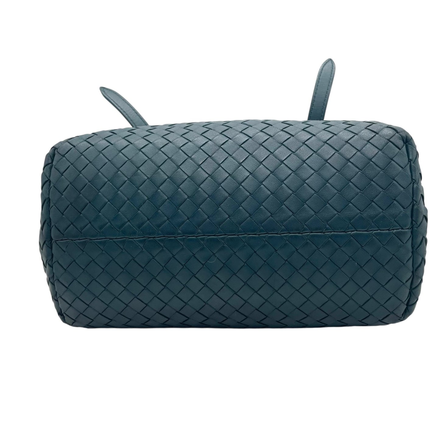 BOTTEGA VENETA ボッテガヴェネタ イントレチャート トートバッグ レザー ダークグリーン 肩掛け可 ハンドバッグ レディース 正規品 D