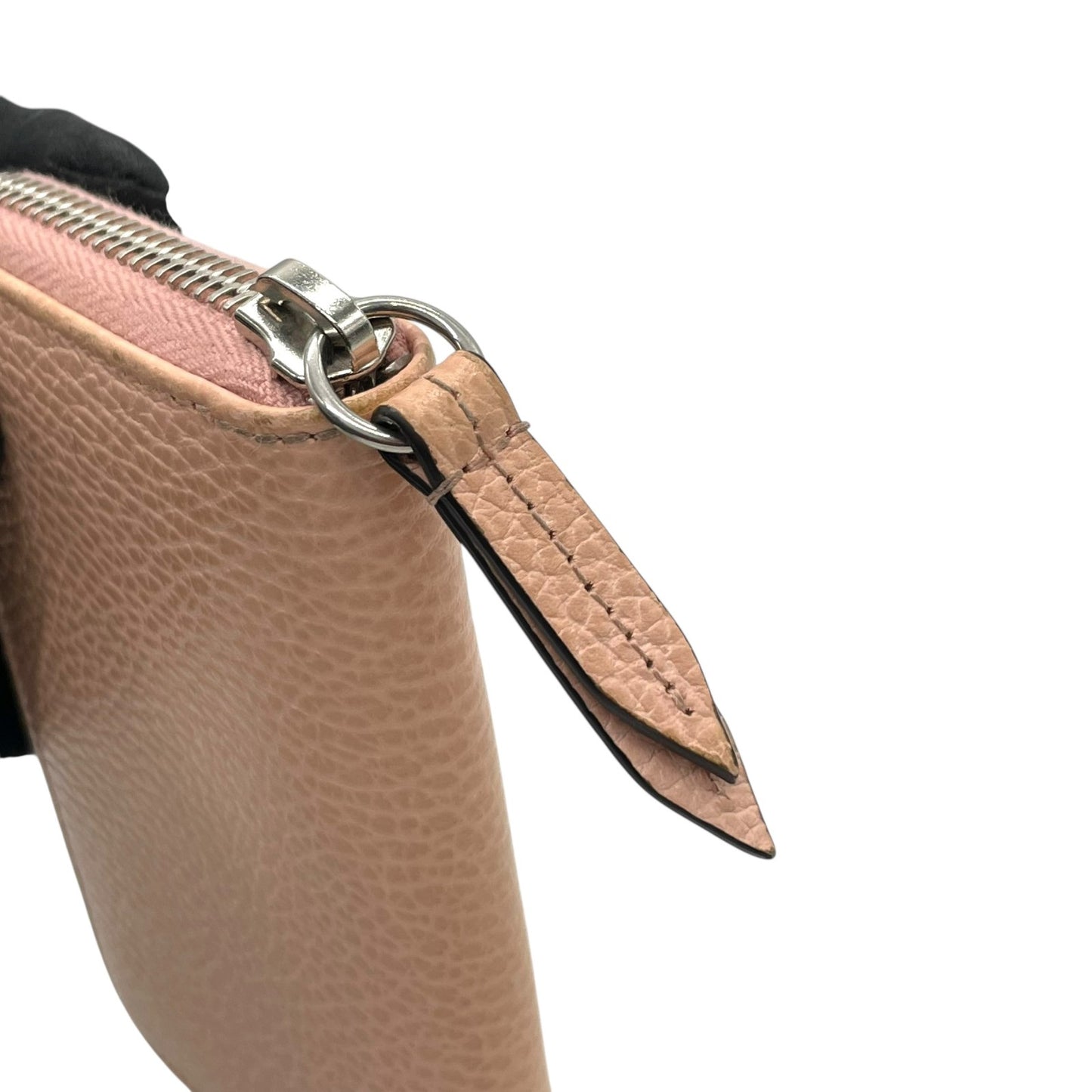 極美品 グッチ GUCCI カードケース 644412 レザー ピンクベージュ ダブルG マーモント コインケース ミニ財布 コンパクト ウォレット 小銭入れ M2