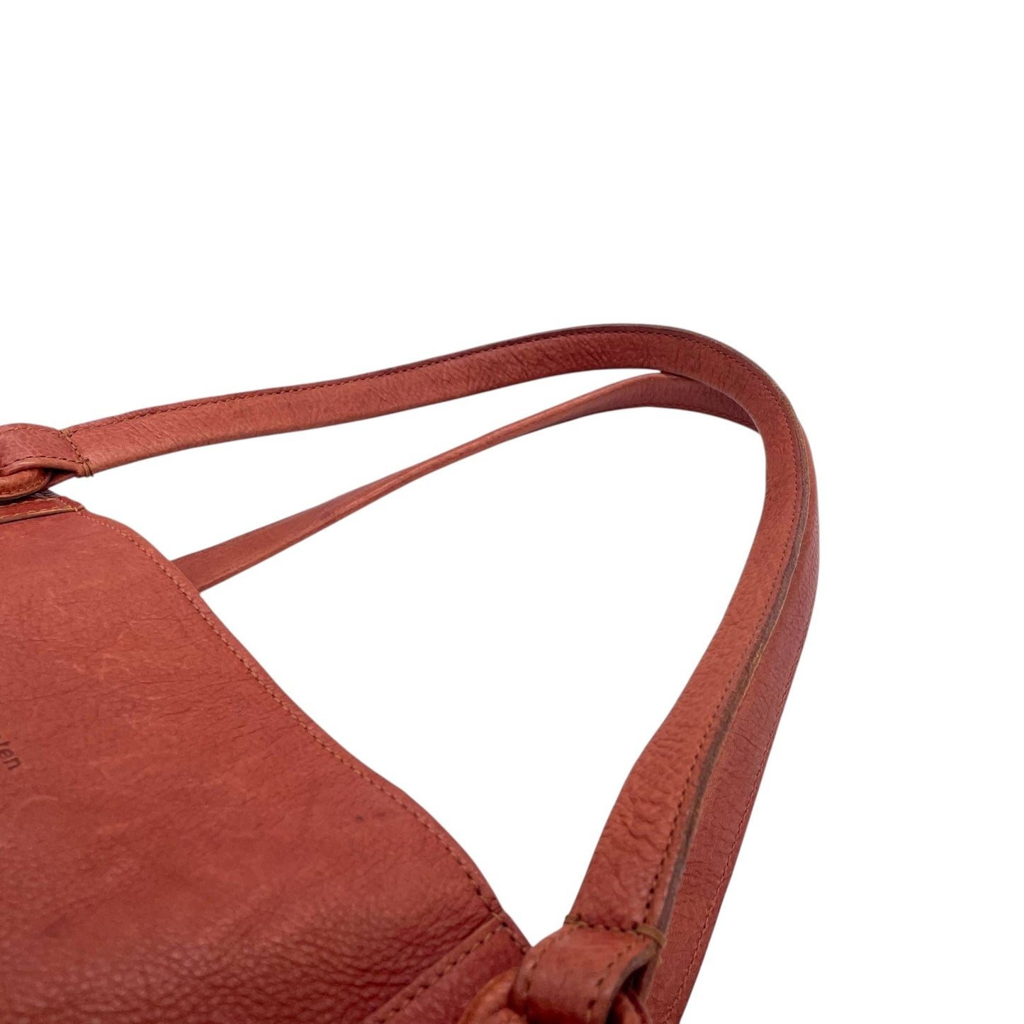 ゲンテン genten トートバッグ レザー 本革 オレンジブラウン 茶色 肩掛け ショルダー ナチュラル風味 T2