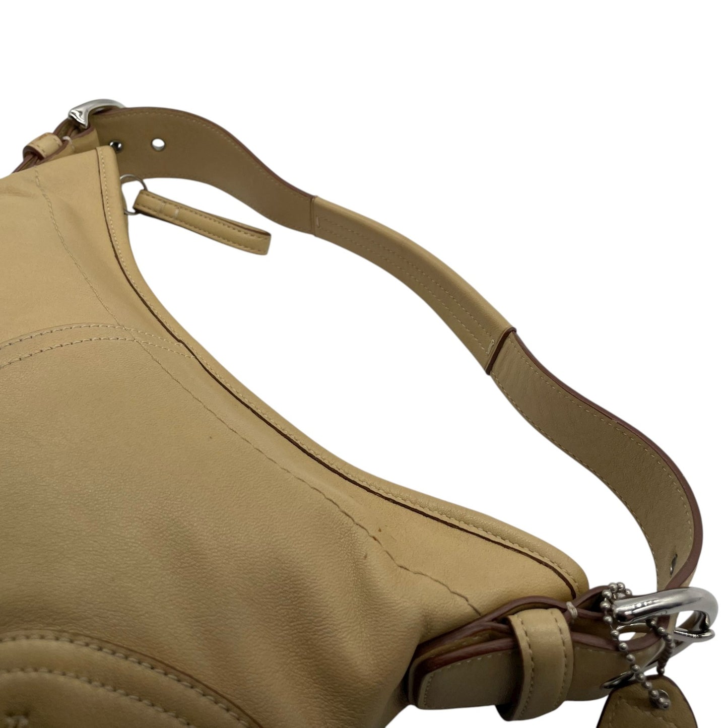 コーチ COACH レザー ホーボーバッグ ワンショルダー ベージュ ショルダーバッグ レディース U2 Y2K 00s