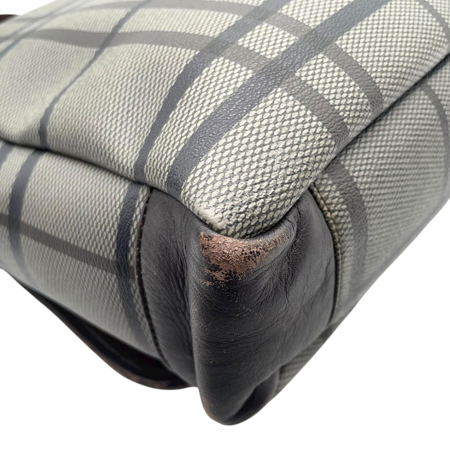 コーチ COACH メッセンジャーバッグ ショルダーバッグ チェック柄 グレー 黒 ブラック A4収納可 ヴィンテージ U2