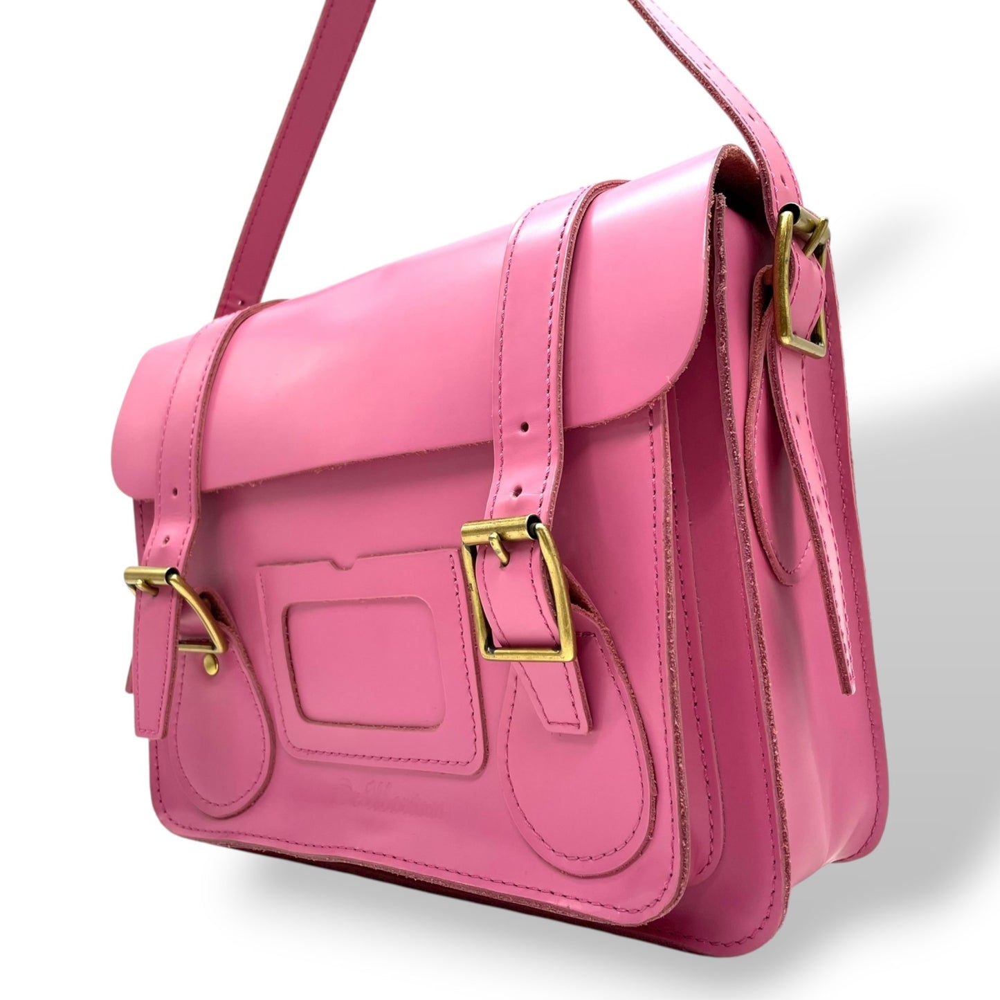 ドクターマーチン Dr.Martens サッチェルバッグ ショルダー レザー ゴールド 金金具 ピンク 2WAY レディース C9