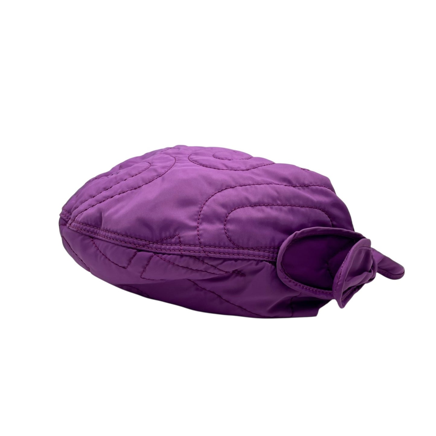 美品 マークバイマークジェイコブス MARC BY MARC JACOBS ナイロン キルティング ショルダーバッグ ハンドバッグ ワンショルダー 紫 パープル T4