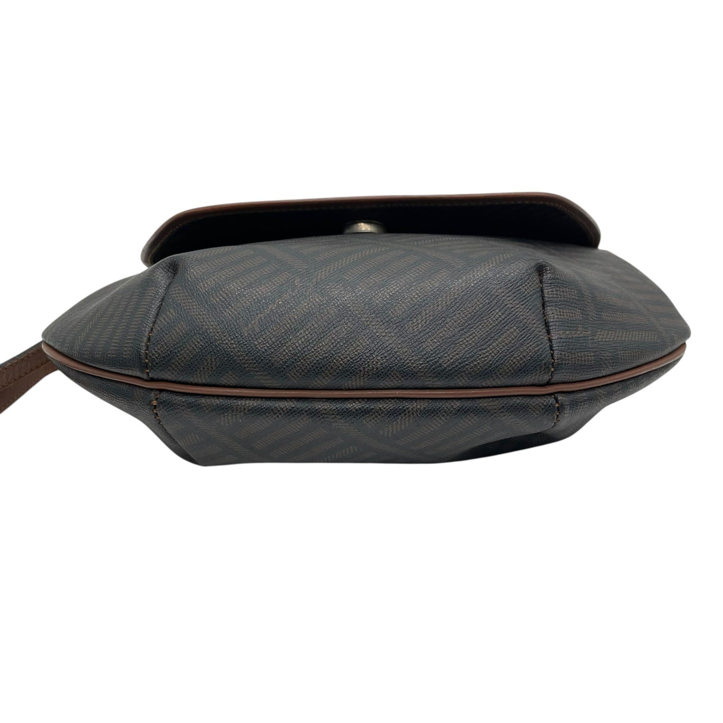 ジバンシィ GIVENCHY ジバンシー ショルダーバッグ モノグラム柄 フラップ ブラウン 茶色 ブラック 黒 ロゴプレート ヴィンテージ A3