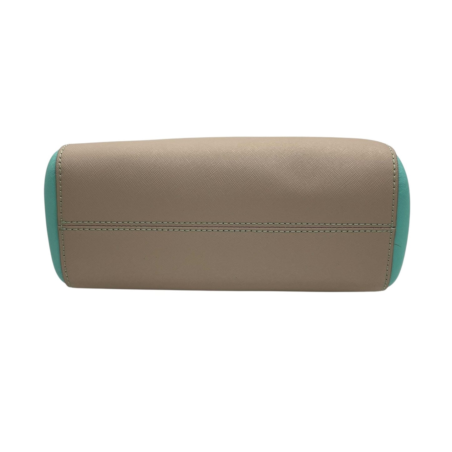 美品 ジルスチュアート JILLSTUART トートバッグ ショルダーバッグ 肩掛け 2WAY バイカラー ゴールド ポーチ付き ベージュ×ミントグリーン D2