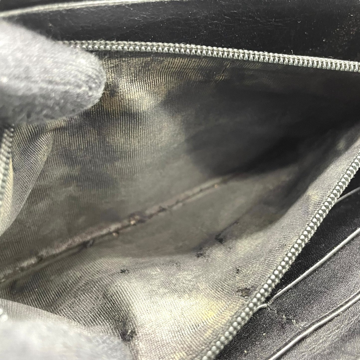 グッチ GUCCI 長財布 ラウンドファスナー GGキャンバス レザー ブラウン 茶 GG柄 ロゴ シルバー金具 メンズ レディース M1