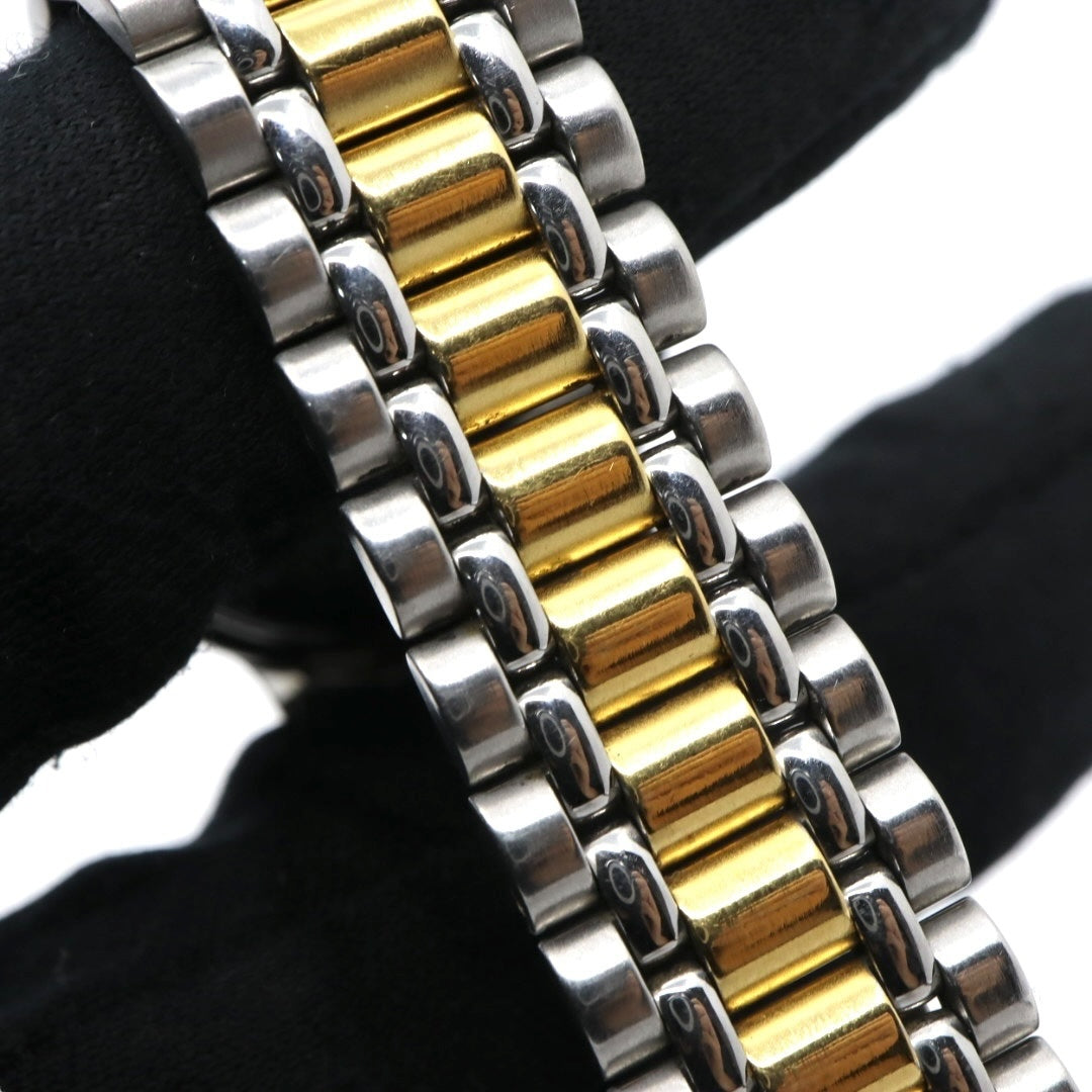 新品電池交換済 クリーニング済 グッチ GUCCI 8000L 腕時計 レディースウォッチ クォーツ コンビ シルバー ゴールド アイボリー文字盤 デイト表示 ステンレススチール クラシック エレガント ヴィンテージ ドレスウォッチ 稼働品 G3