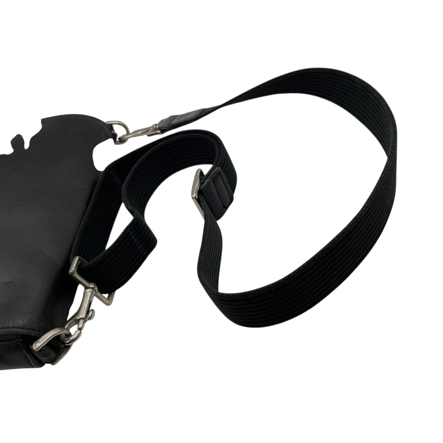 希少 COACH コーチ ショルダーバッグ メッセンジャー 肩掛け 斜め掛け USA製 グラブタンレザー 黒 ブラック シルバー金具 9431 ヴィンテージ オールレザー 本革 U12