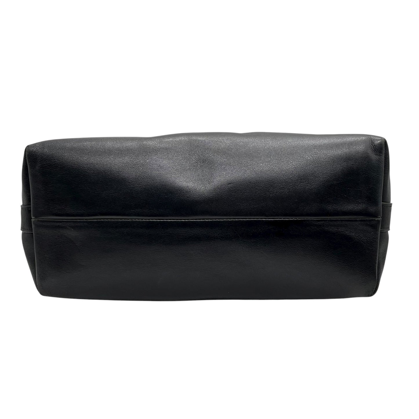 COACH コーチ 2WAYショルダーバッグ ハンドバッグ トートバッグ レザー タッセルチャーム付き ブラック 黒 S90