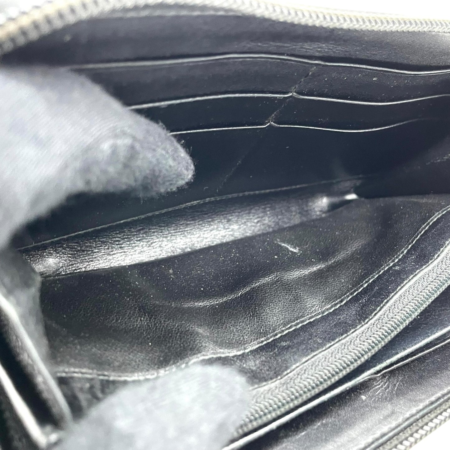 グッチ GUCCI 長財布 ラウンドファスナー GGキャンバス レザー ブラウン 茶 GG柄 ロゴ シルバー金具 メンズ レディース M1