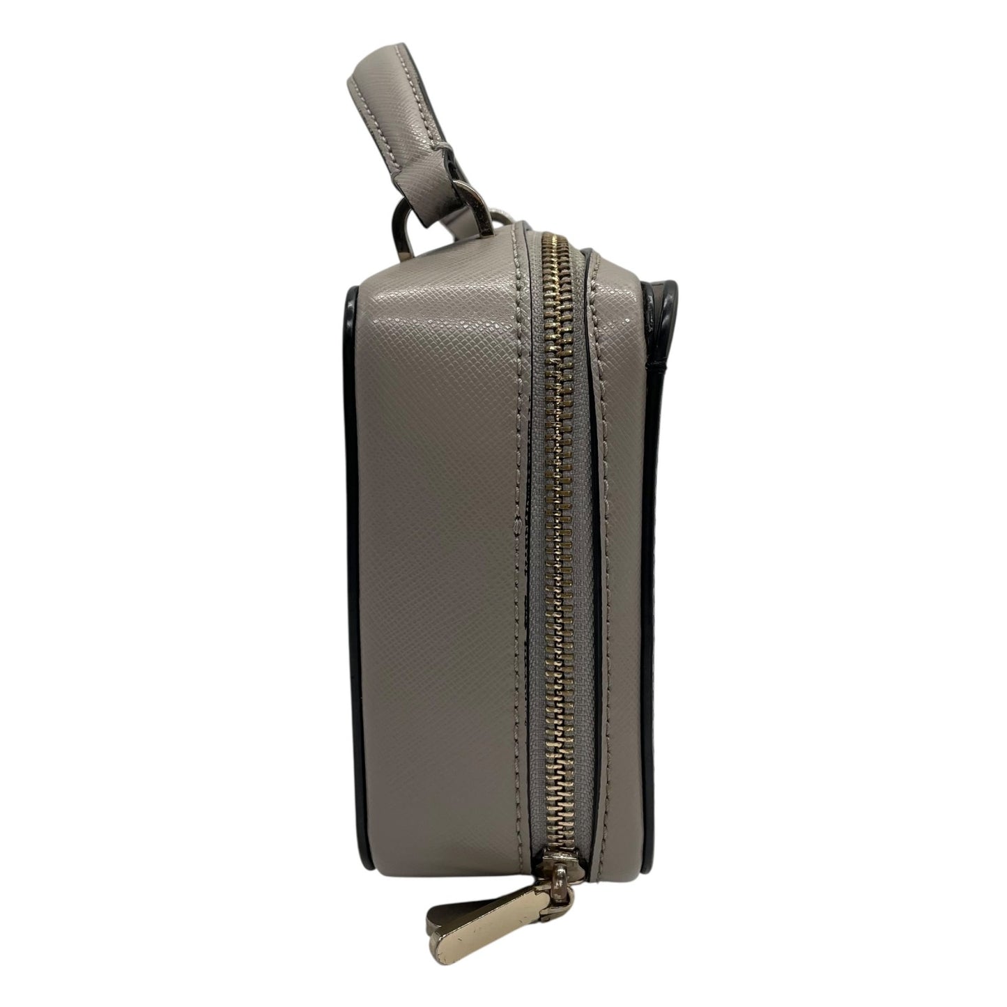 ケイトスペード kate spade ニコラ 2WAY ハンドバッグ ショルダーバッグ ミニバッグ 黒 ブラック グレー レザー シルバー金具 クロスボディ 斜め掛け可 カメラバッグ レディース S30