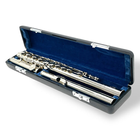 美品 パール Pearl フルート ケース付き シルバー メッキ 管楽器 NC-96 管体刻印 吹奏楽 音楽 初心者おすすめ R