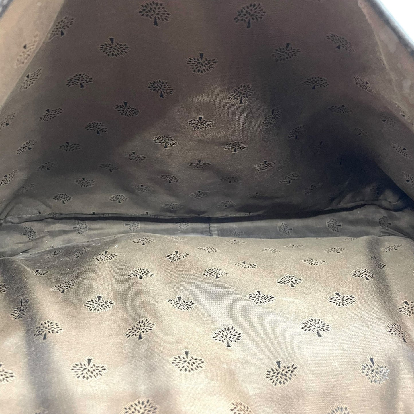 MULBERRY マルベリー ショルダーバッグ ダークブラウン レザー ターンロック ゴールド金具 k13