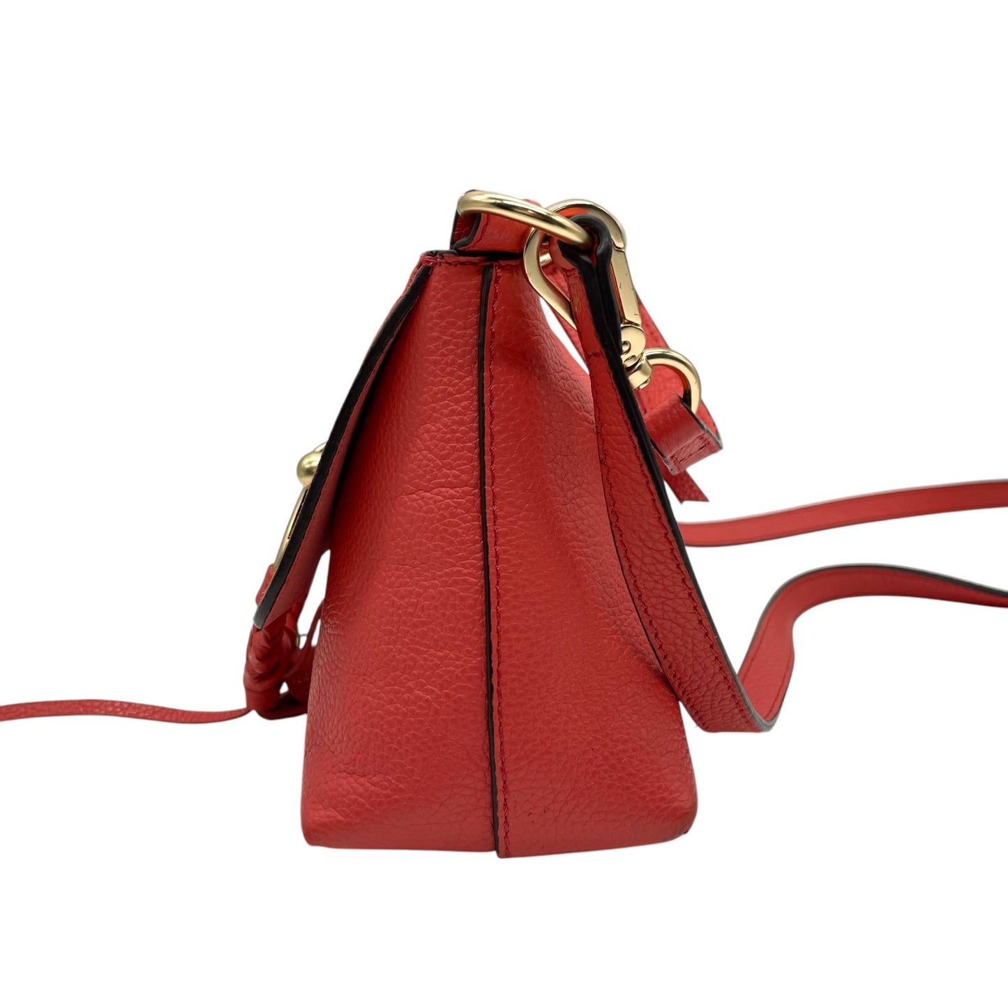 美品 シーバイクロエ ２WAY ハンドバッグ ショルダー ジョアンミニ スウェード レザー ピンク レディース フラップ K7