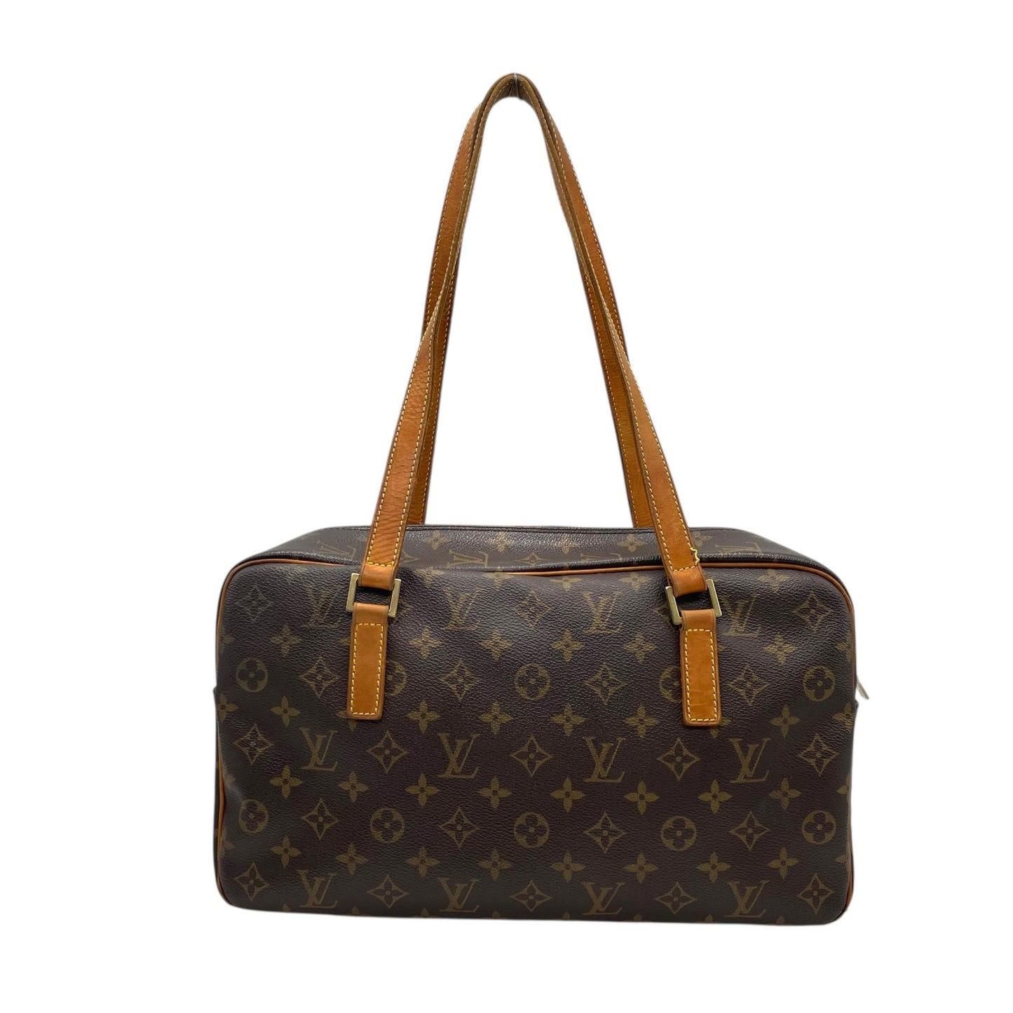 Authentic LOUIS VUITTON Monogram Cite Shoulder Bag M51181 Brown PVC Leather Gold Hardware Tote Bag Men's Women's Shoulder Strap