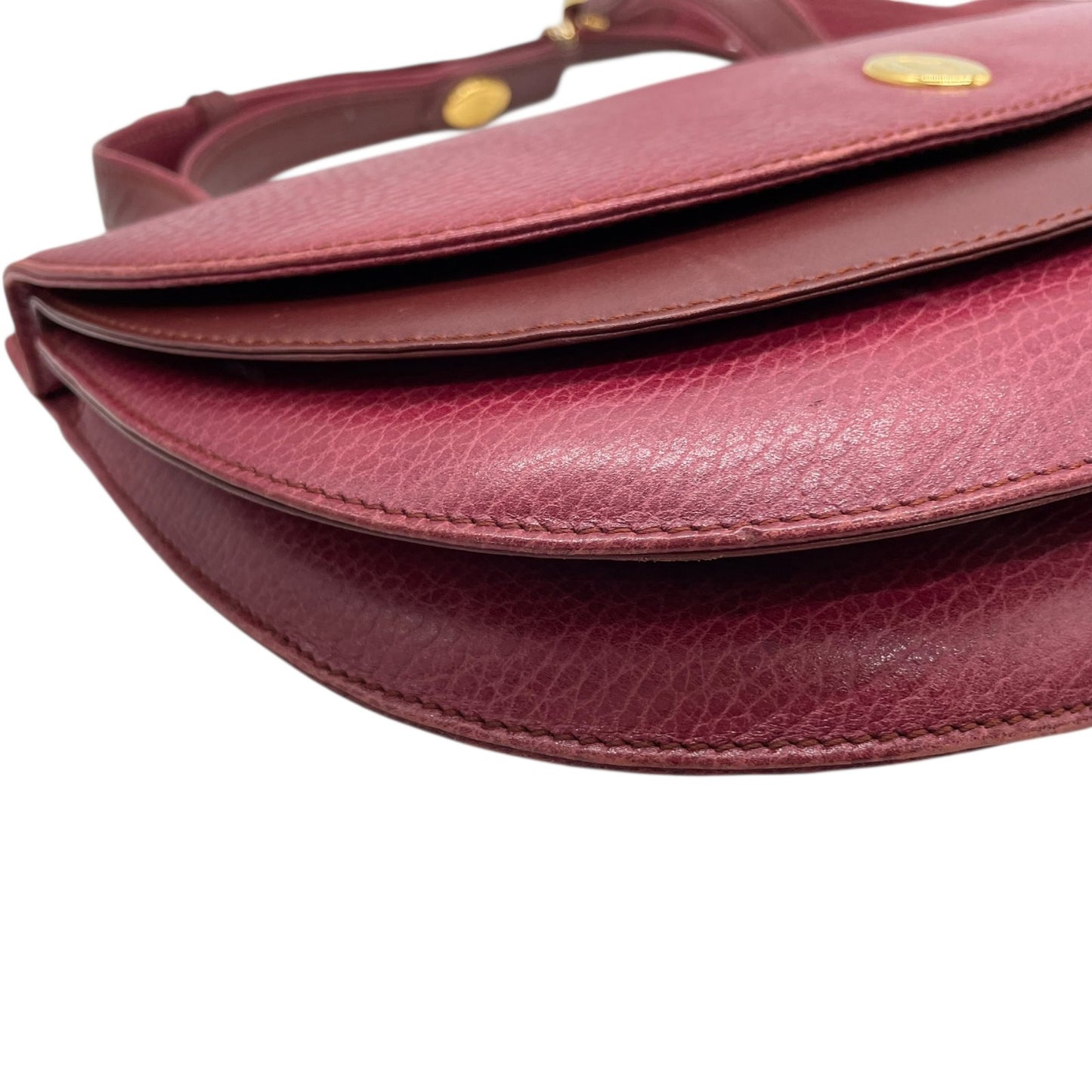 Cartier カルティエ マストライン ショルダーバッグ 赤 ボルドー ワインレッド レザー 本革 ゴールド金具 斜め掛け可 フラップ開閉 2Cモチーフ レディース C6