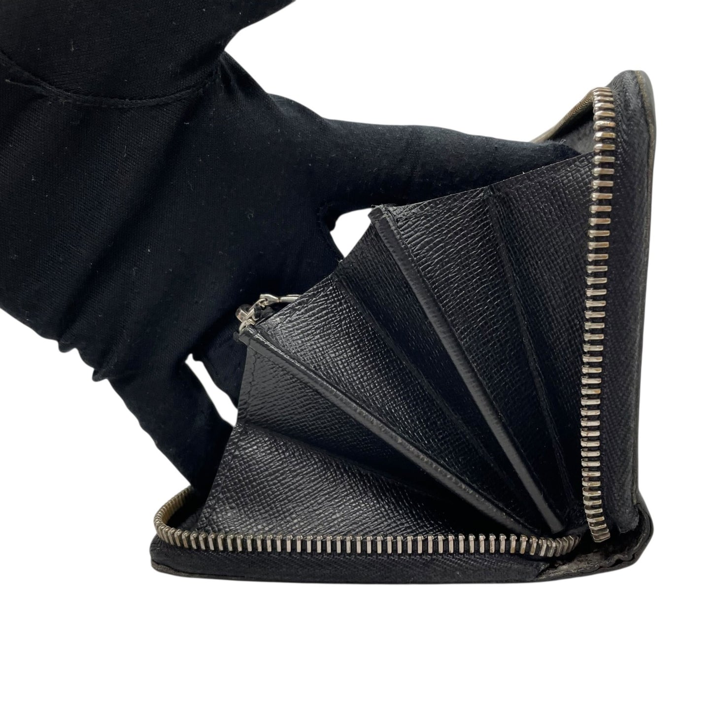 LOUIS VUITTON ルイヴィトン エピ ジッピーウォレット 長財布 M61857 黒 ブラック ノワール シルバー金具 メンズ W3