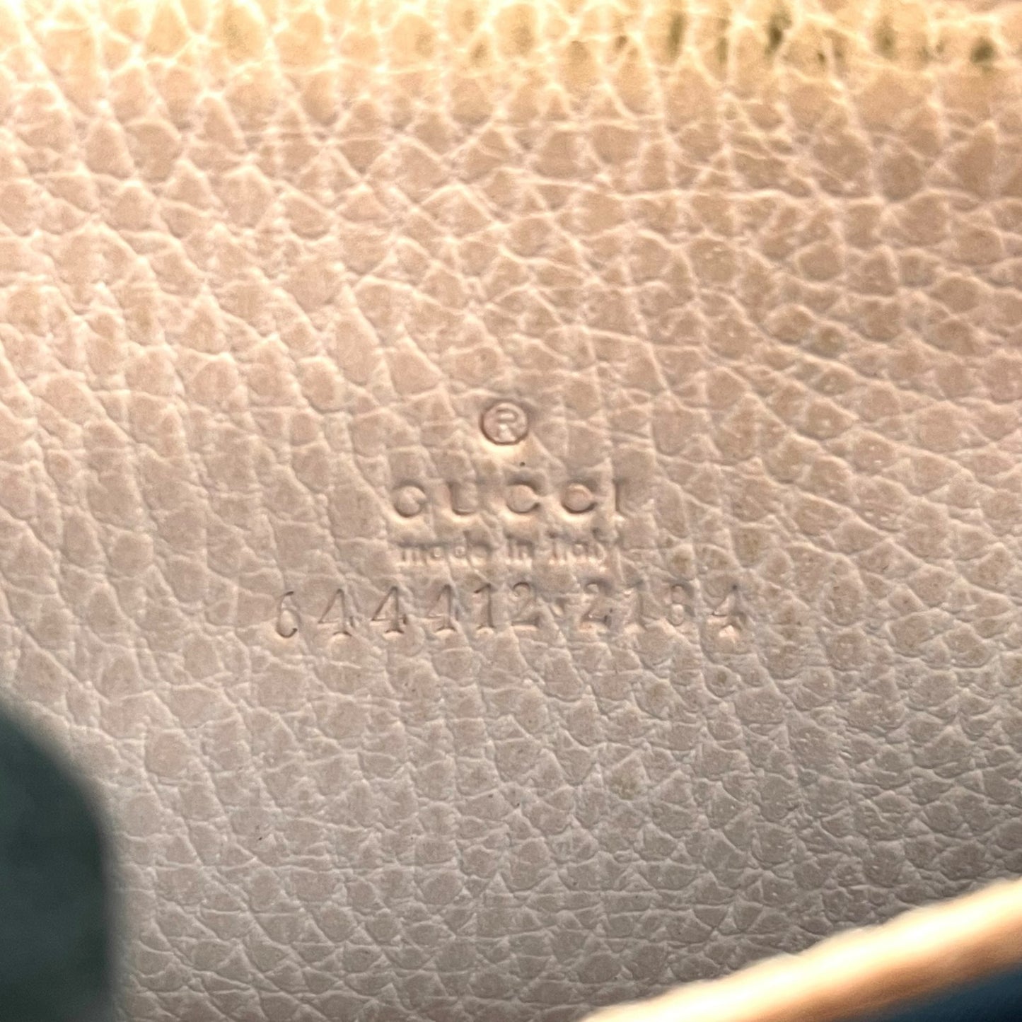 極美品 グッチ GUCCI カードケース 644412 レザー ピンクベージュ ダブルG マーモント コインケース ミニ財布 コンパクト ウォレット 小銭入れ M2