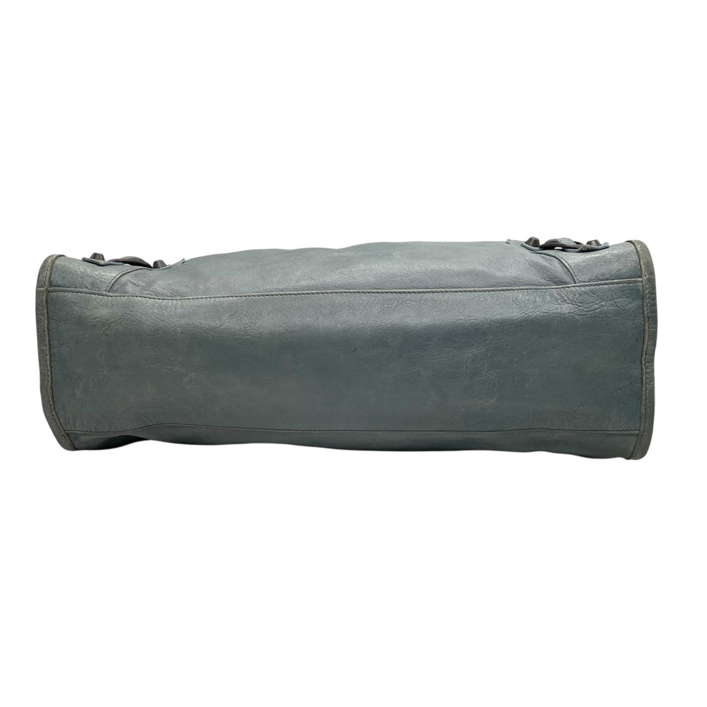 バレンシアガ BALENCIAGA ザ・シティ The City ハンドバッグ 2WAY ショルダーバッグ グレー レザー ヴィンテージ C7